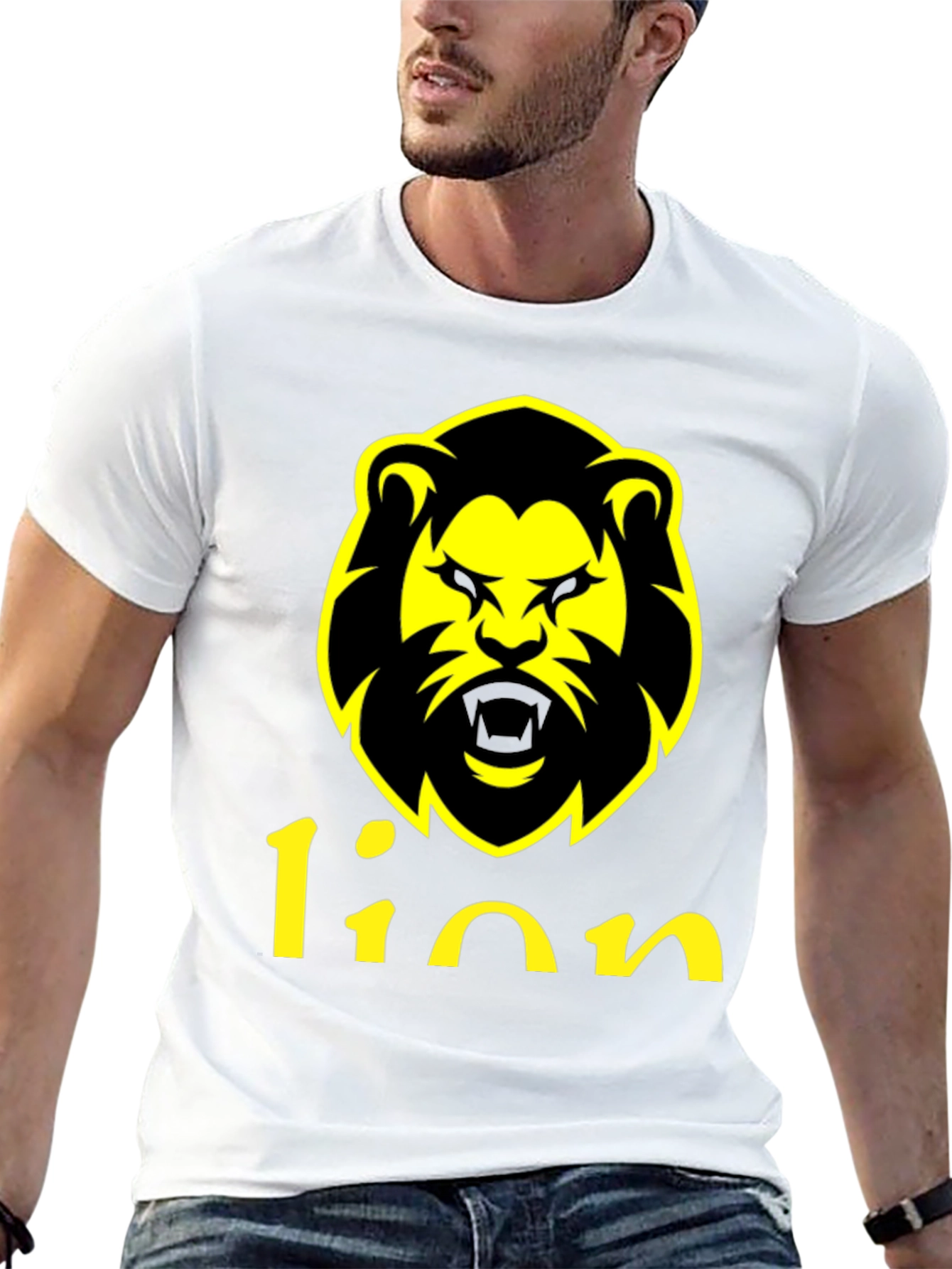 Lion Graphic Tee - Black T-Shirt