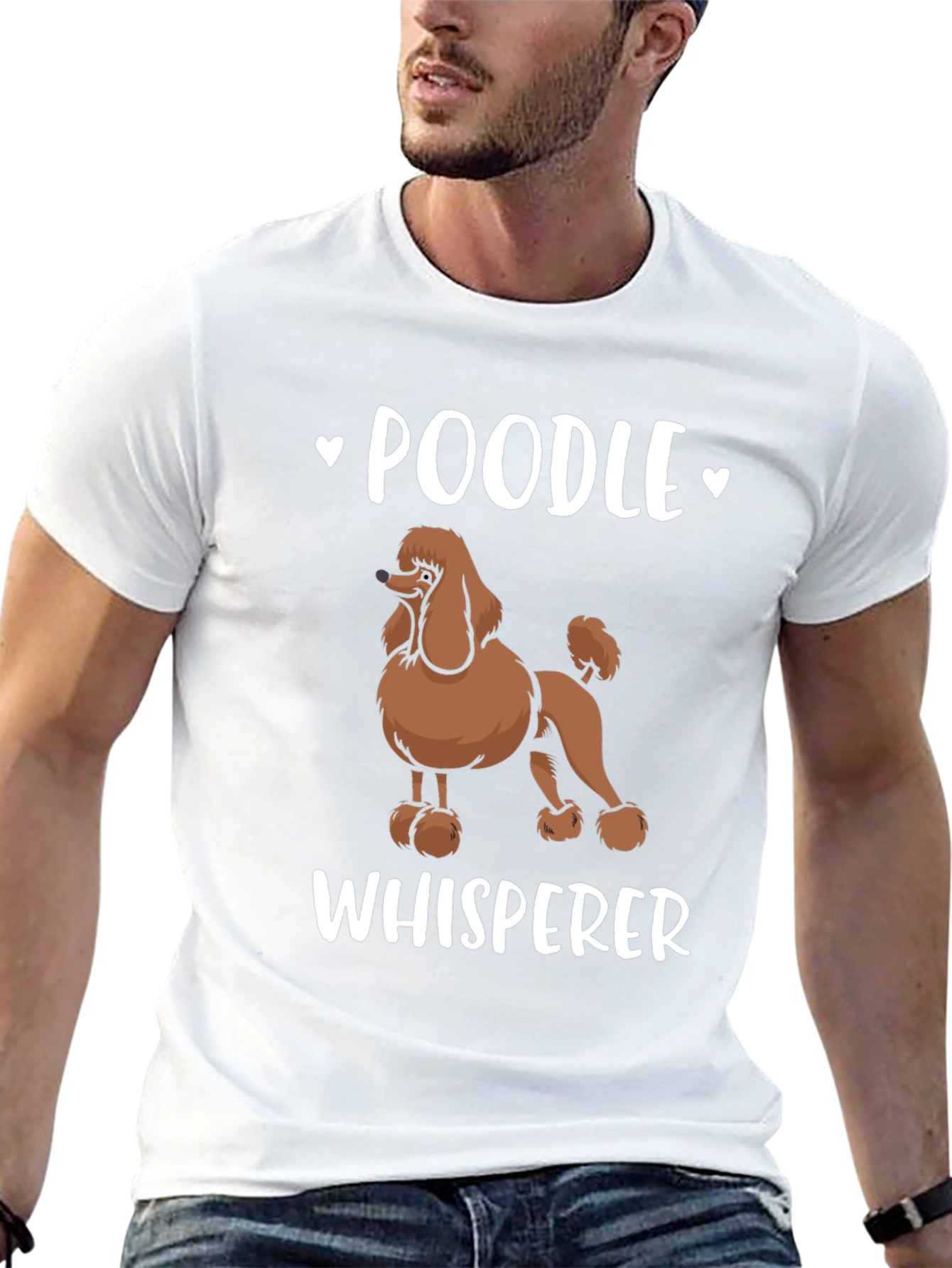 Poodle Whisperer Black T-Shirt