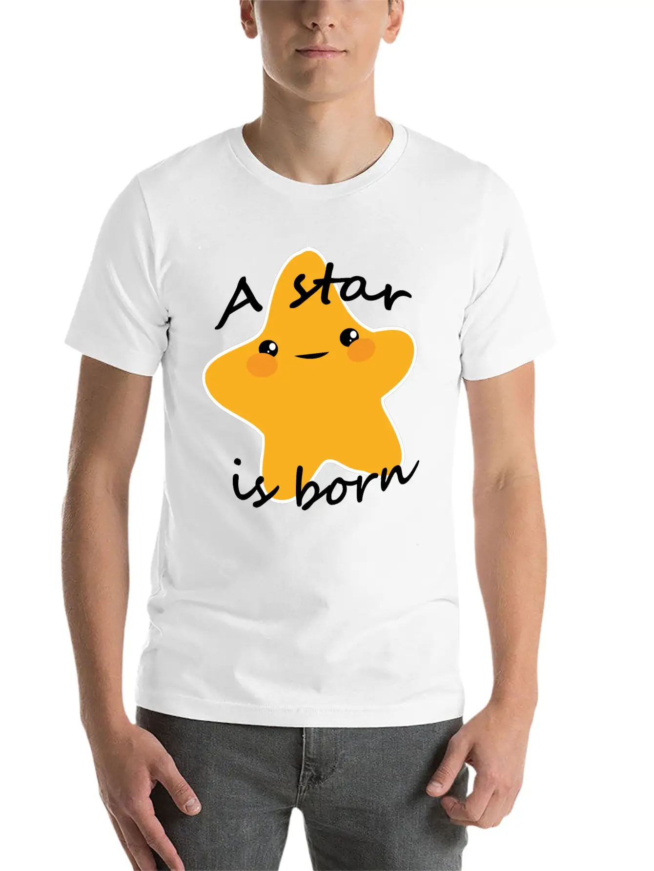 Baby Star Unisex Casual T-Shirt – Clean Design For Daily Comfort