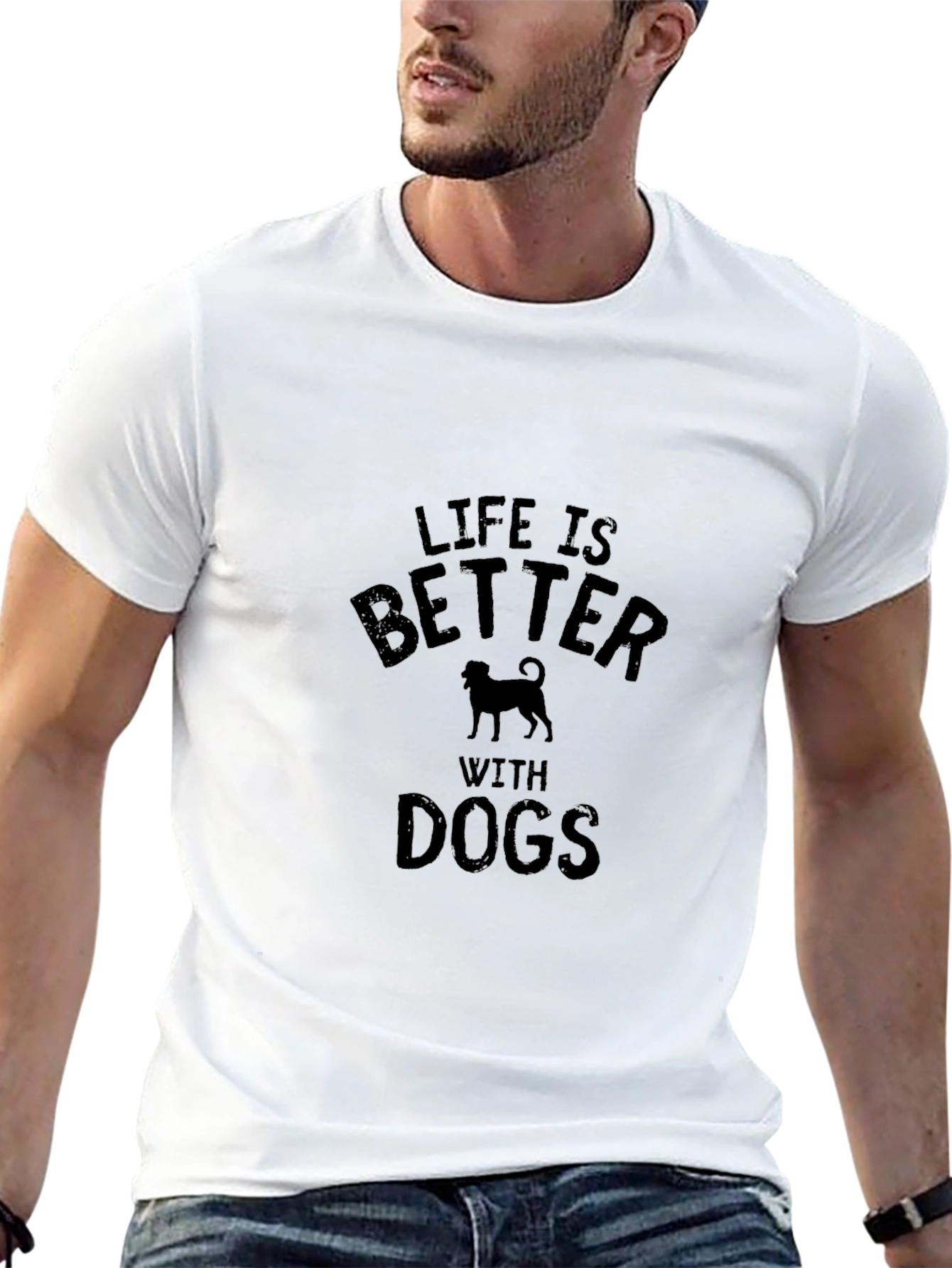 Life is Better with Dogs T-Shirt