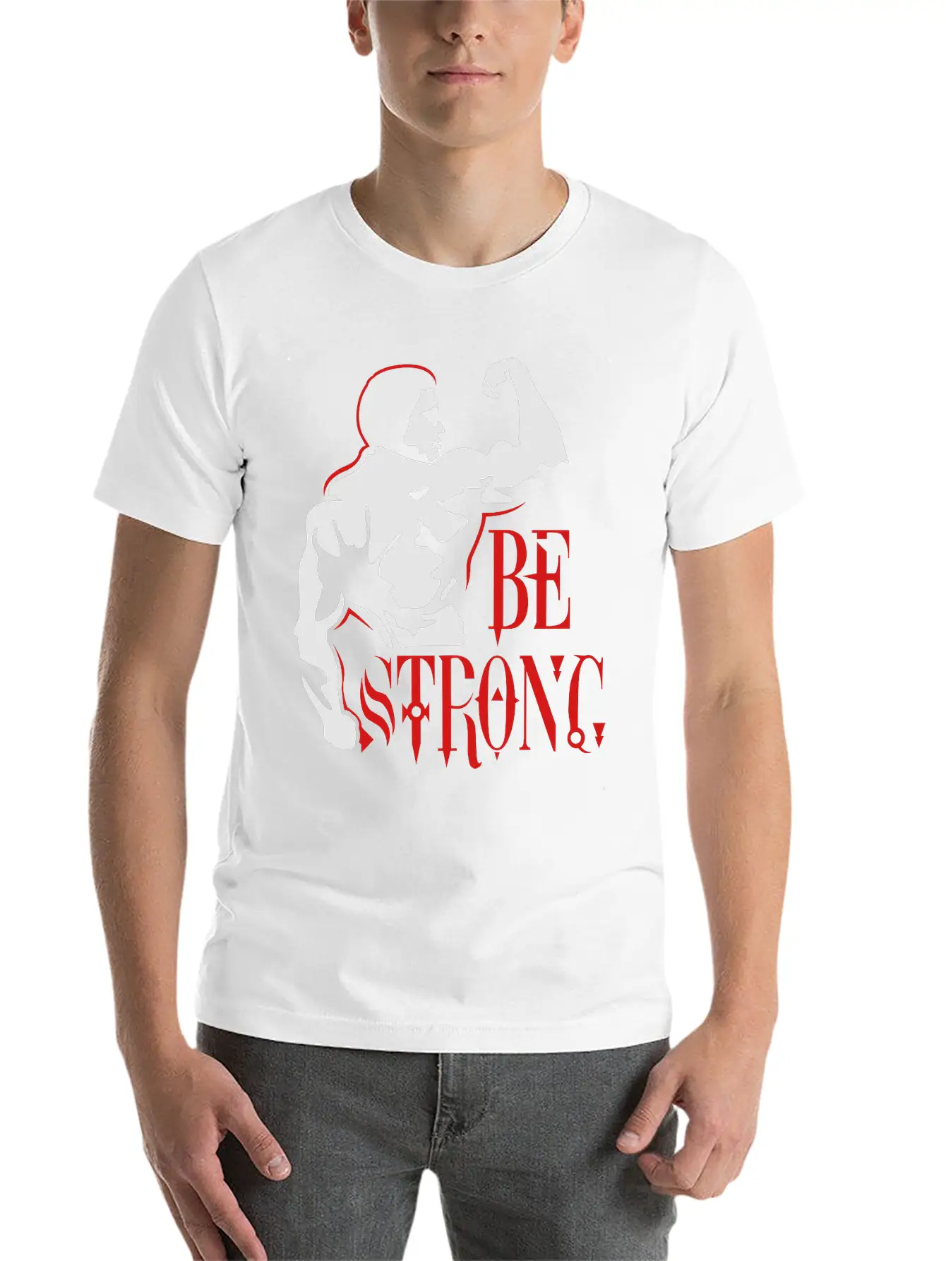 Be Strong Unisex Casual T-Shirt – Clean Design For Daily Comfort