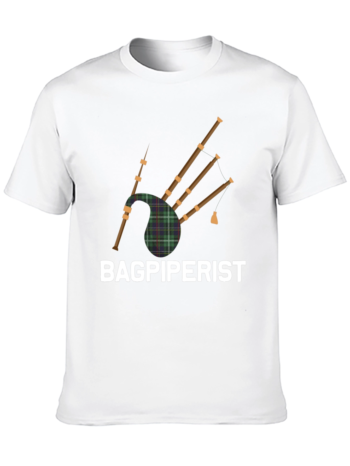 Bagpiperist T-Shirt - Scottish Bagpipe Music Fan Tee