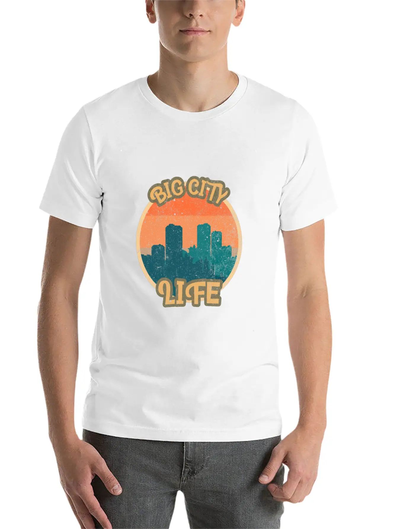 Big City Life Unisex Casual T-Shirt – Clean Design For Daily Comfort