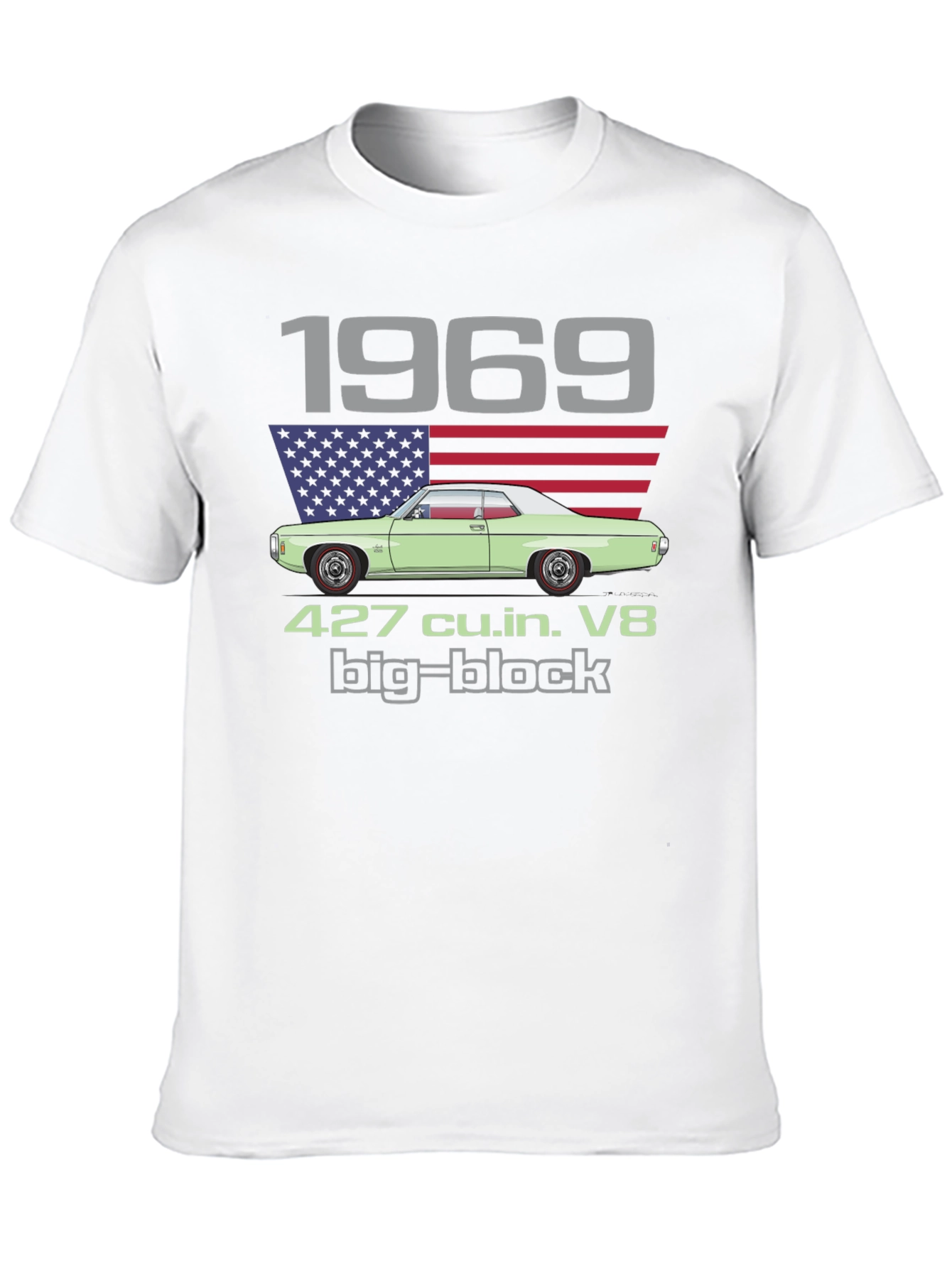 1969 Classic Car T-Shirt - 427 Big Block