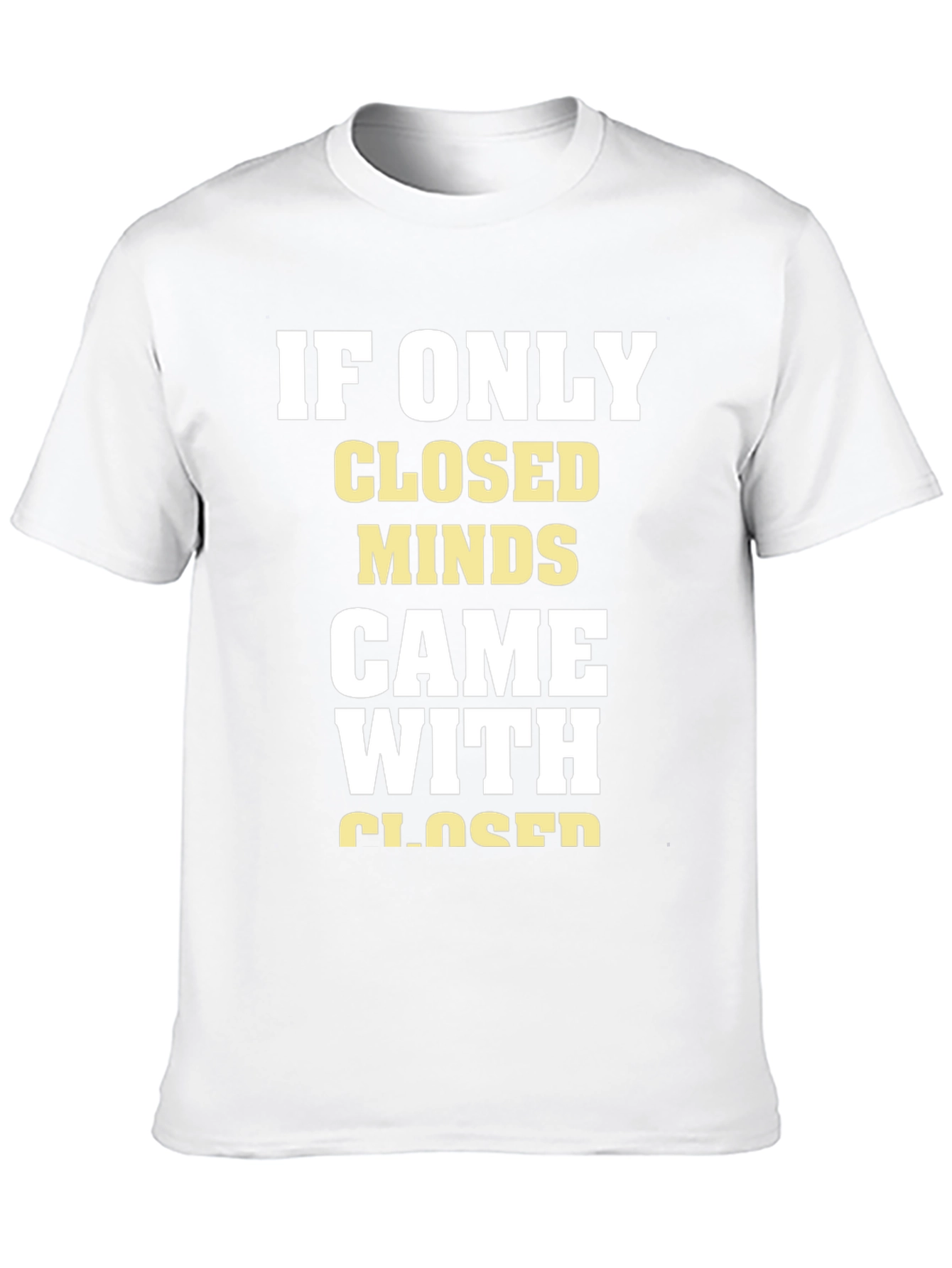 Closed Minds Graphic Tee - Black