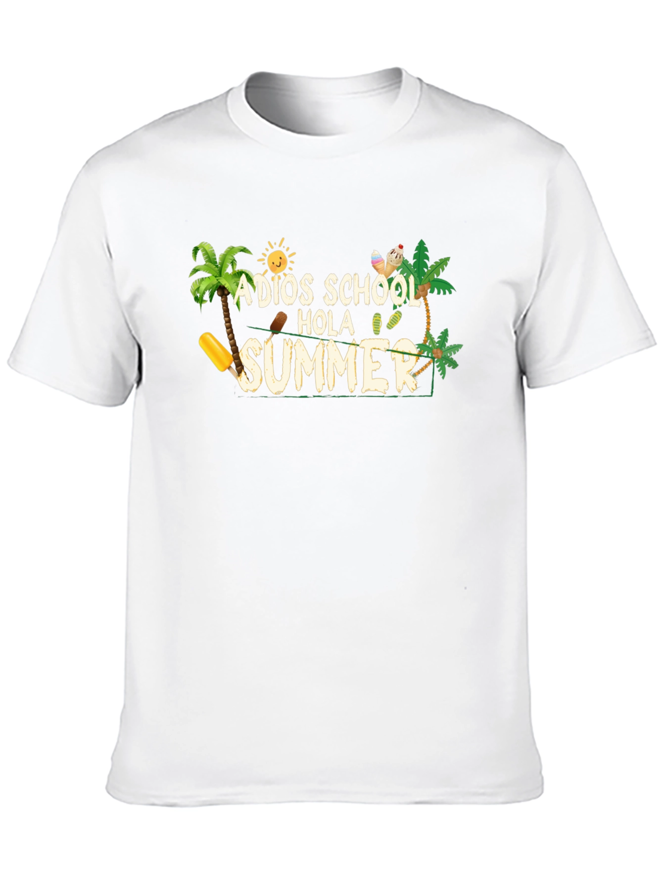 Adios School Hola Summer Graphic Tee
