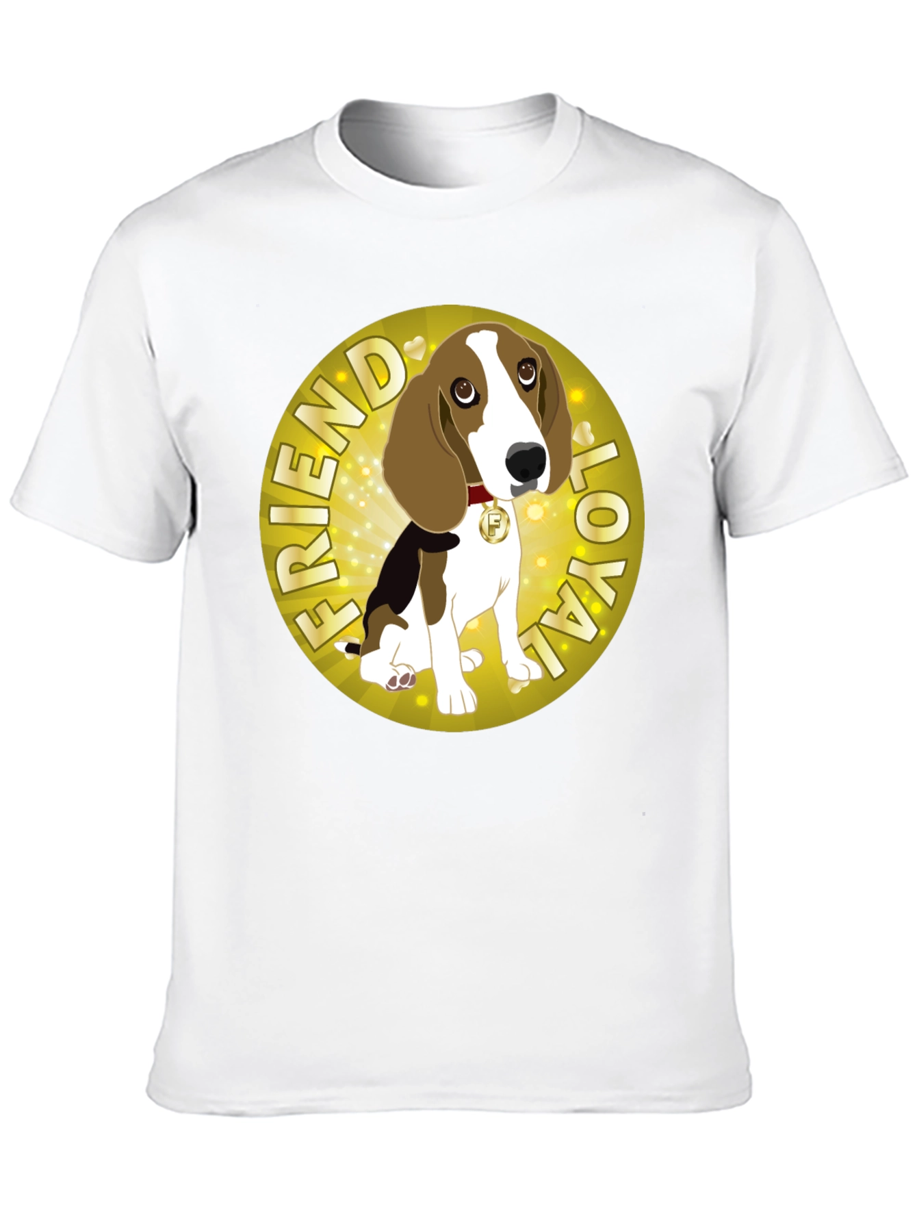 Loyal Friend Dog Graphic T-Shirt
