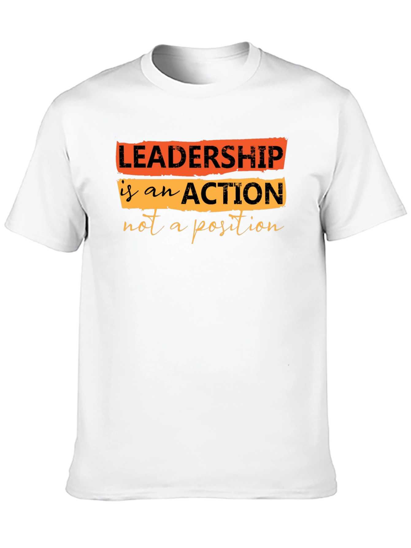 Leadership Quote T-Shirt - Black