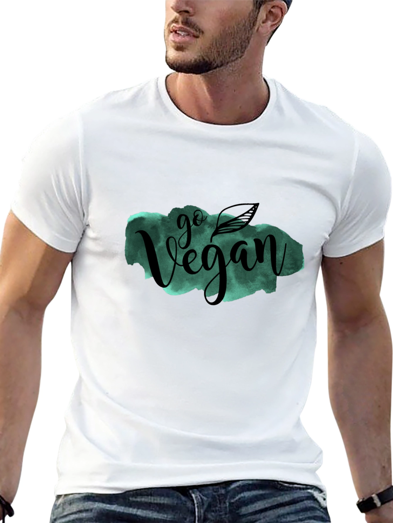 Go Vegan Black T-Shirt