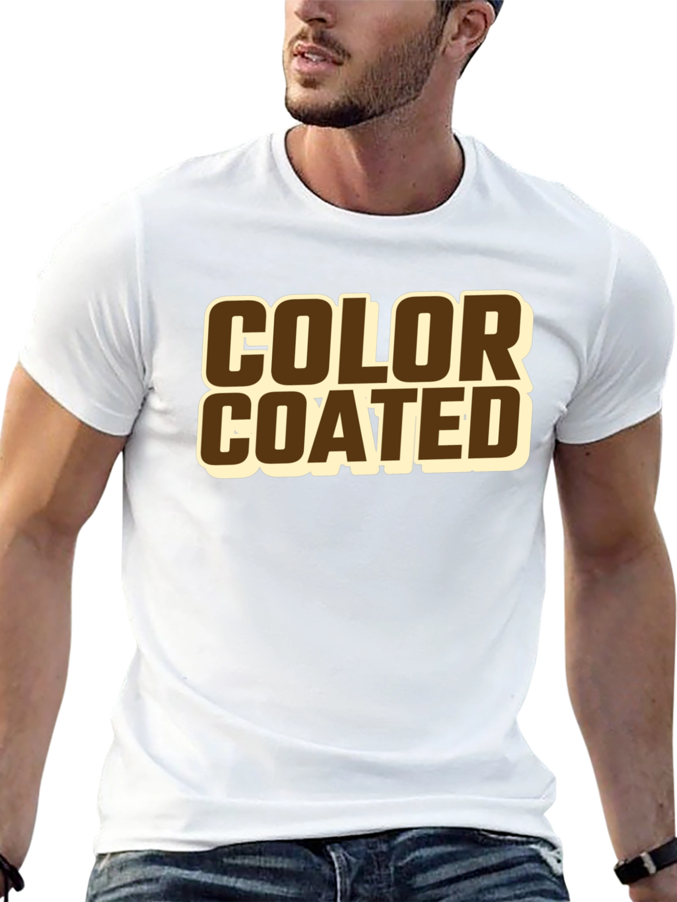 Color Coated Graphic Tee