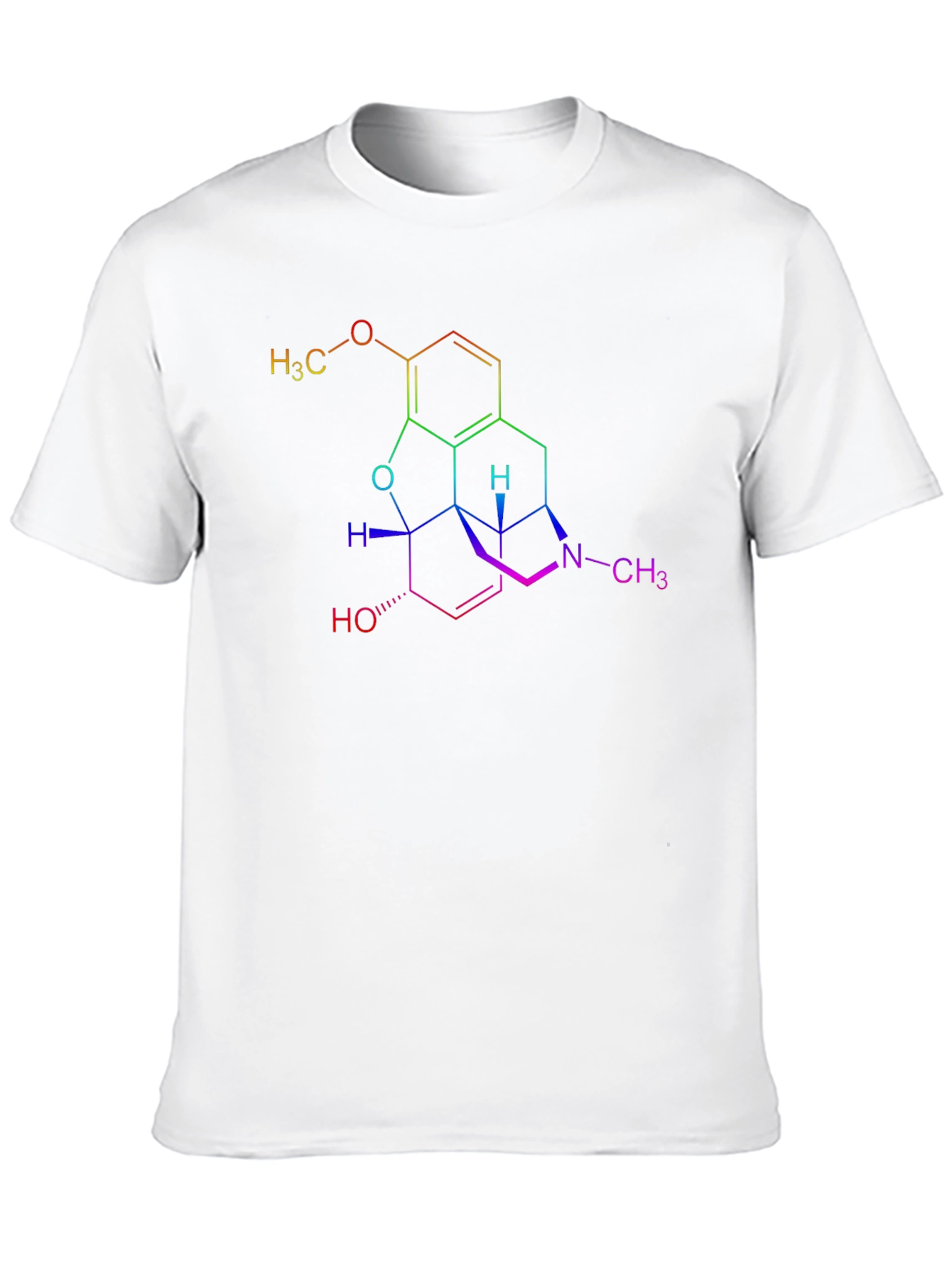 Colorful Chemical Structure T-Shirt