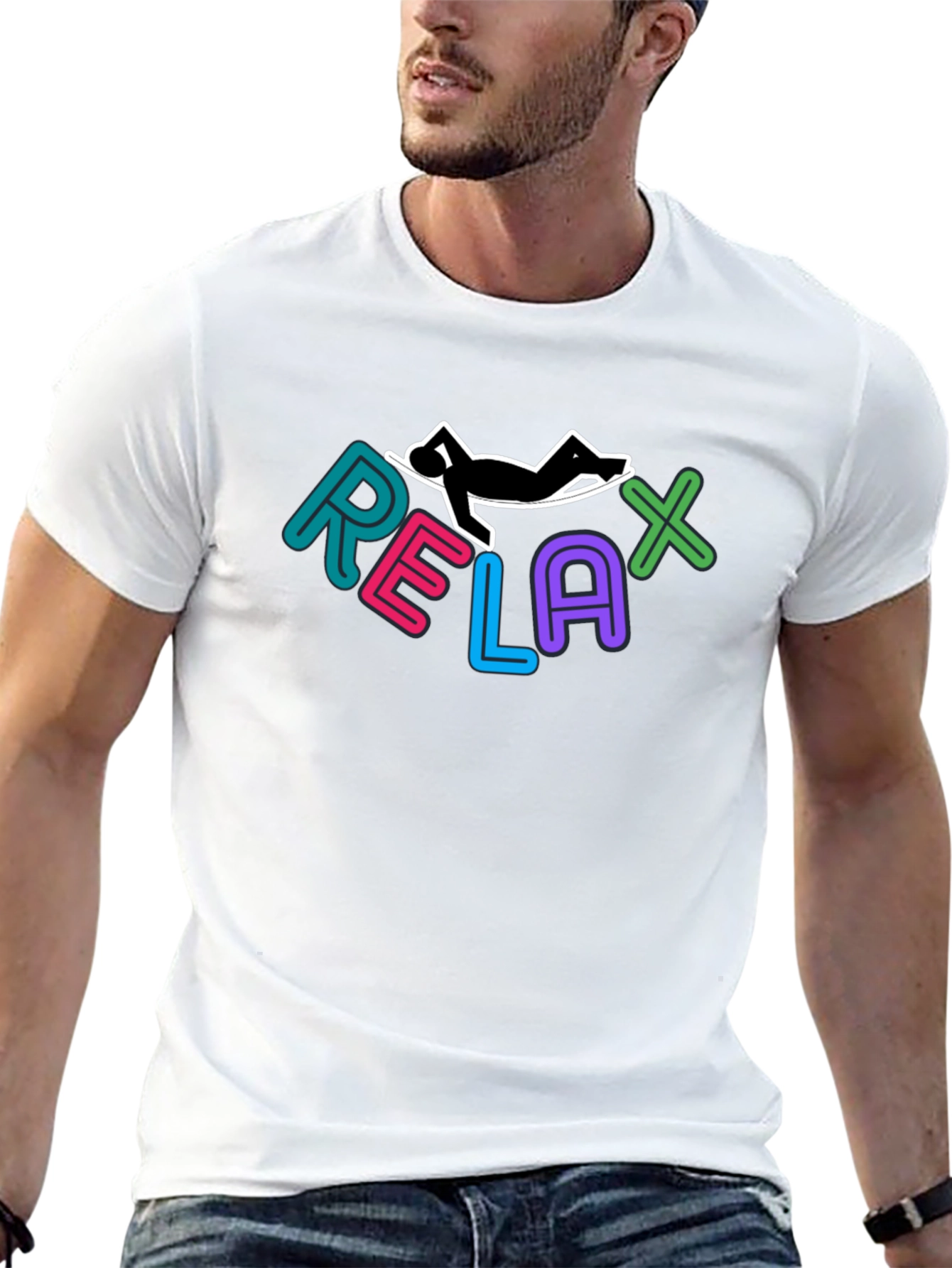 Relax Graphic T-Shirt - Chill Summer Vibes