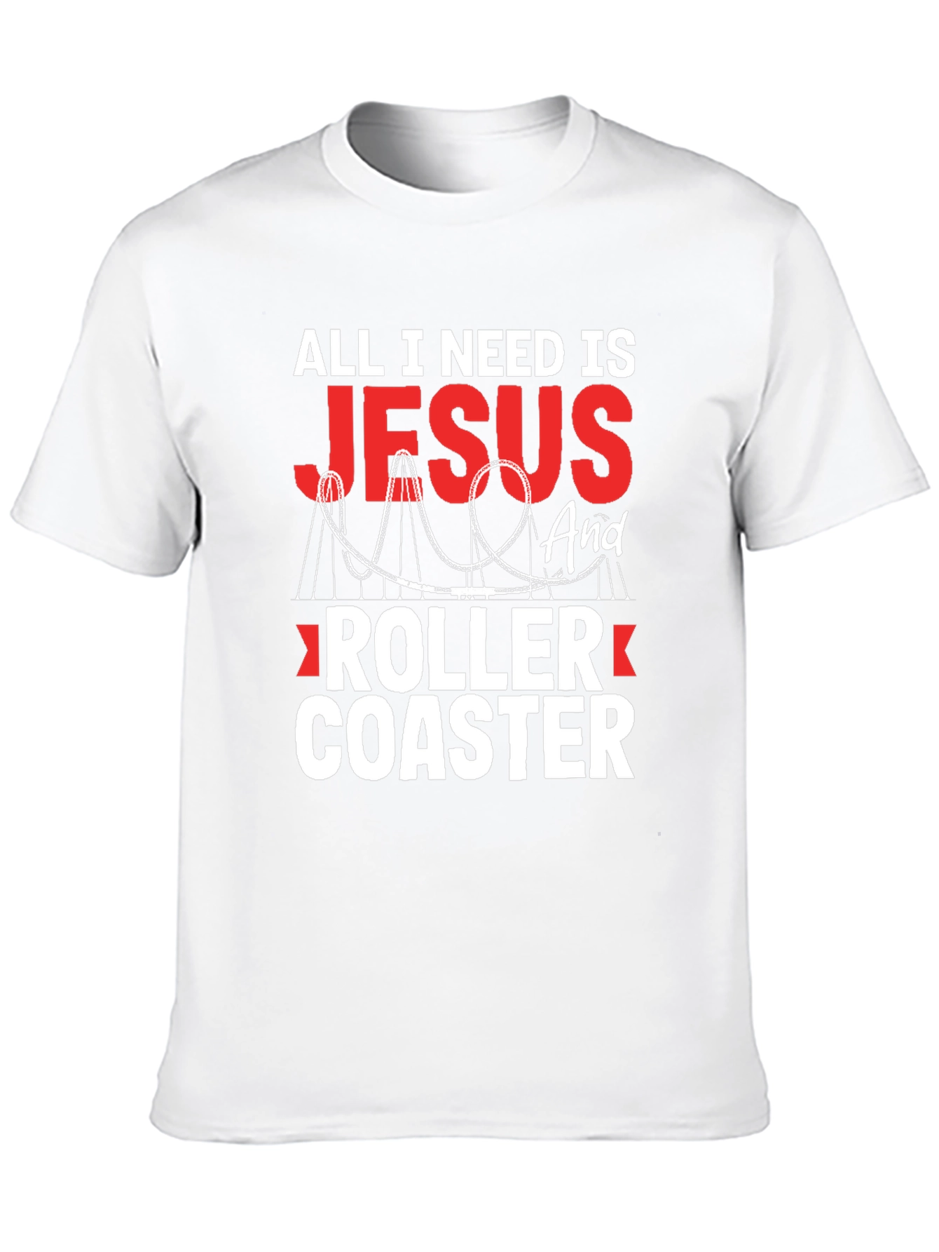 Jesus and Roller Coaster T-Shirt