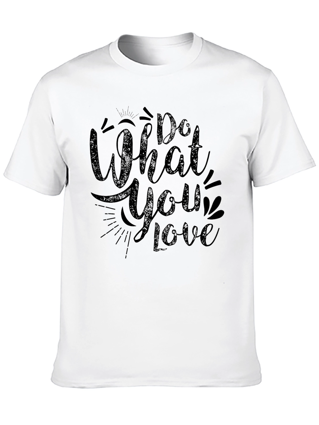 Do What You Love Black Graphic Tee