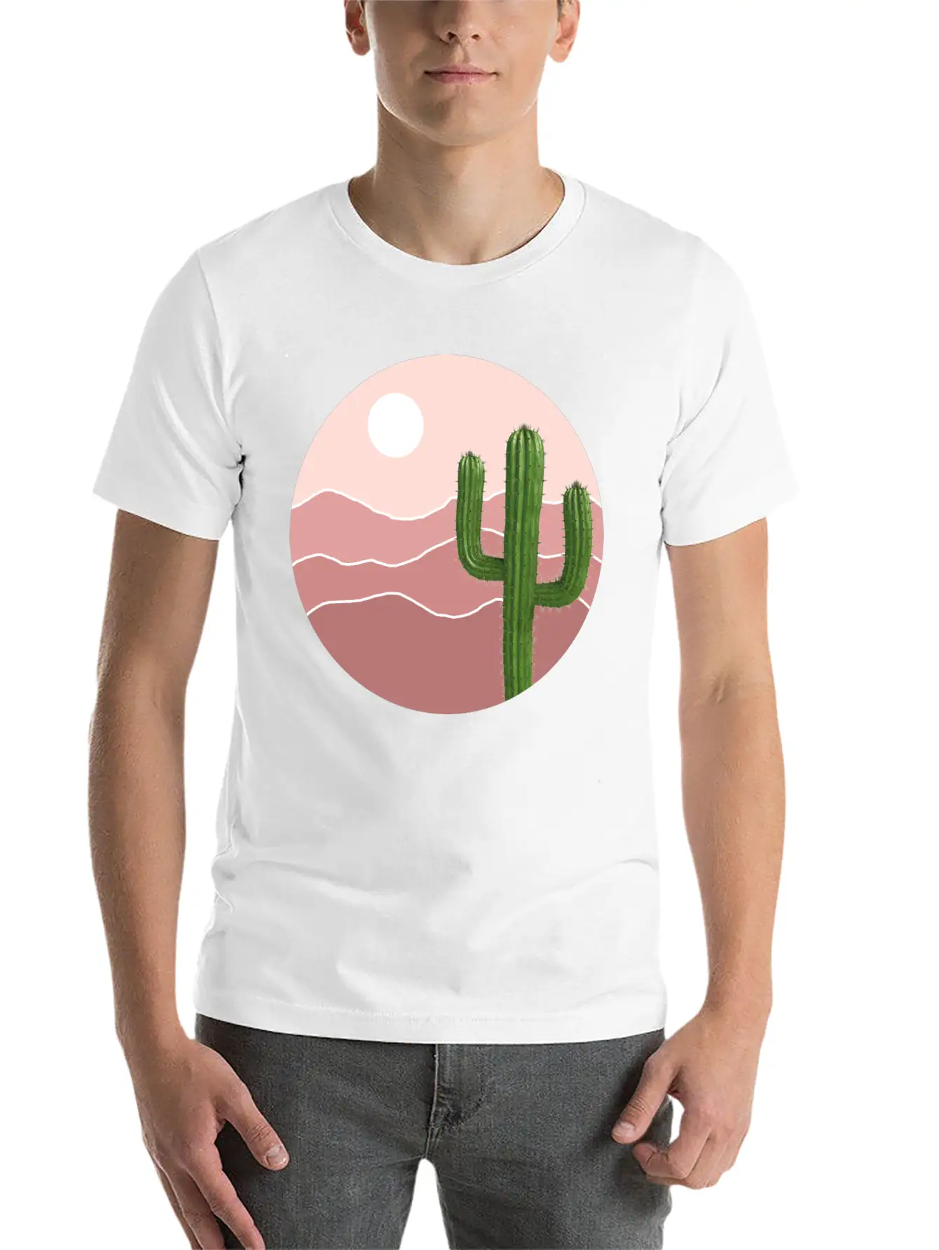 Cactus Plants Unisex Casual T-Shirt – Clean Design For Daily Comfort