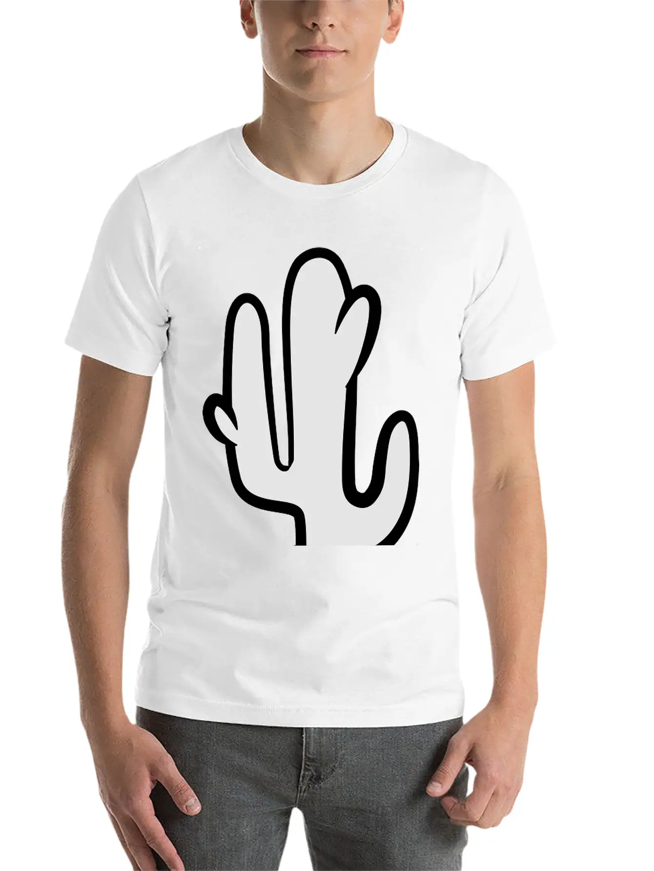Cactus Unisex Casual T-Shirt – Clean Design For Daily Comfort