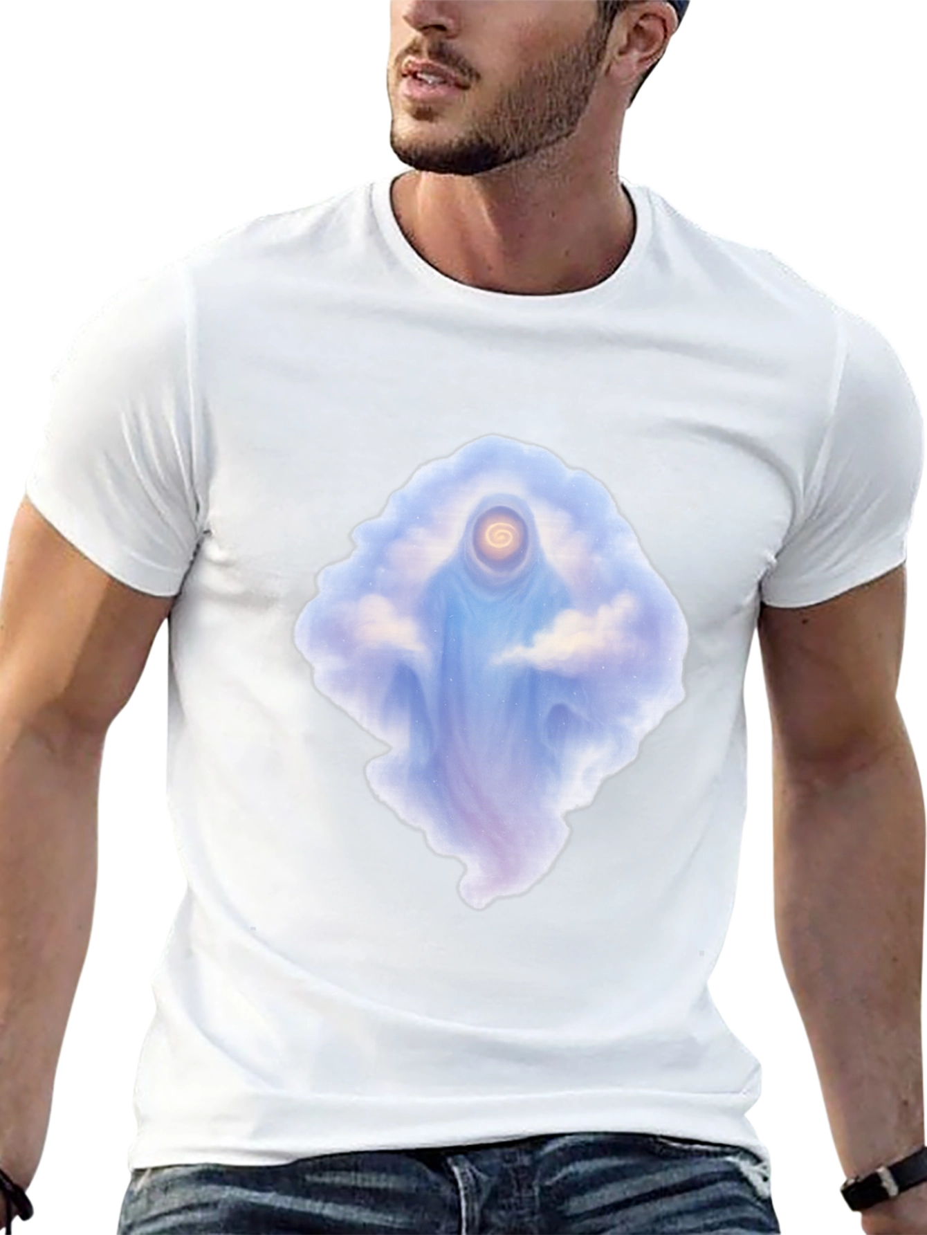 Mystic Cloud Spirit Tee - Unique Graphic T-Shirt