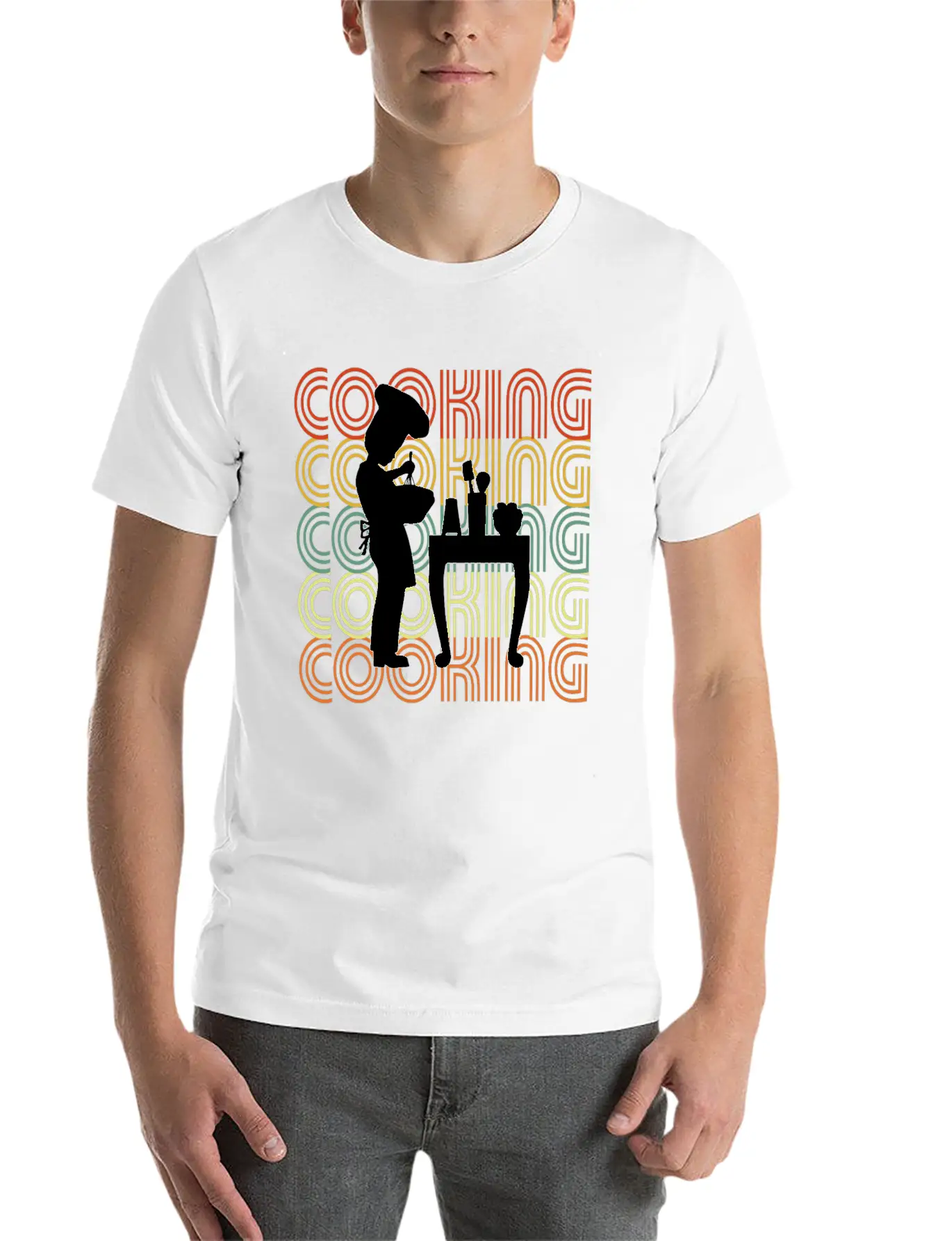 COOKING Unisex Casual T-Shirt – Clean Design For Daily Comfort