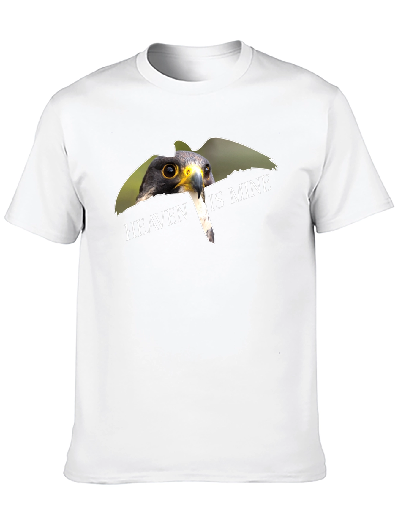 Heaven Is Mine Bird Graphic Tee - Black