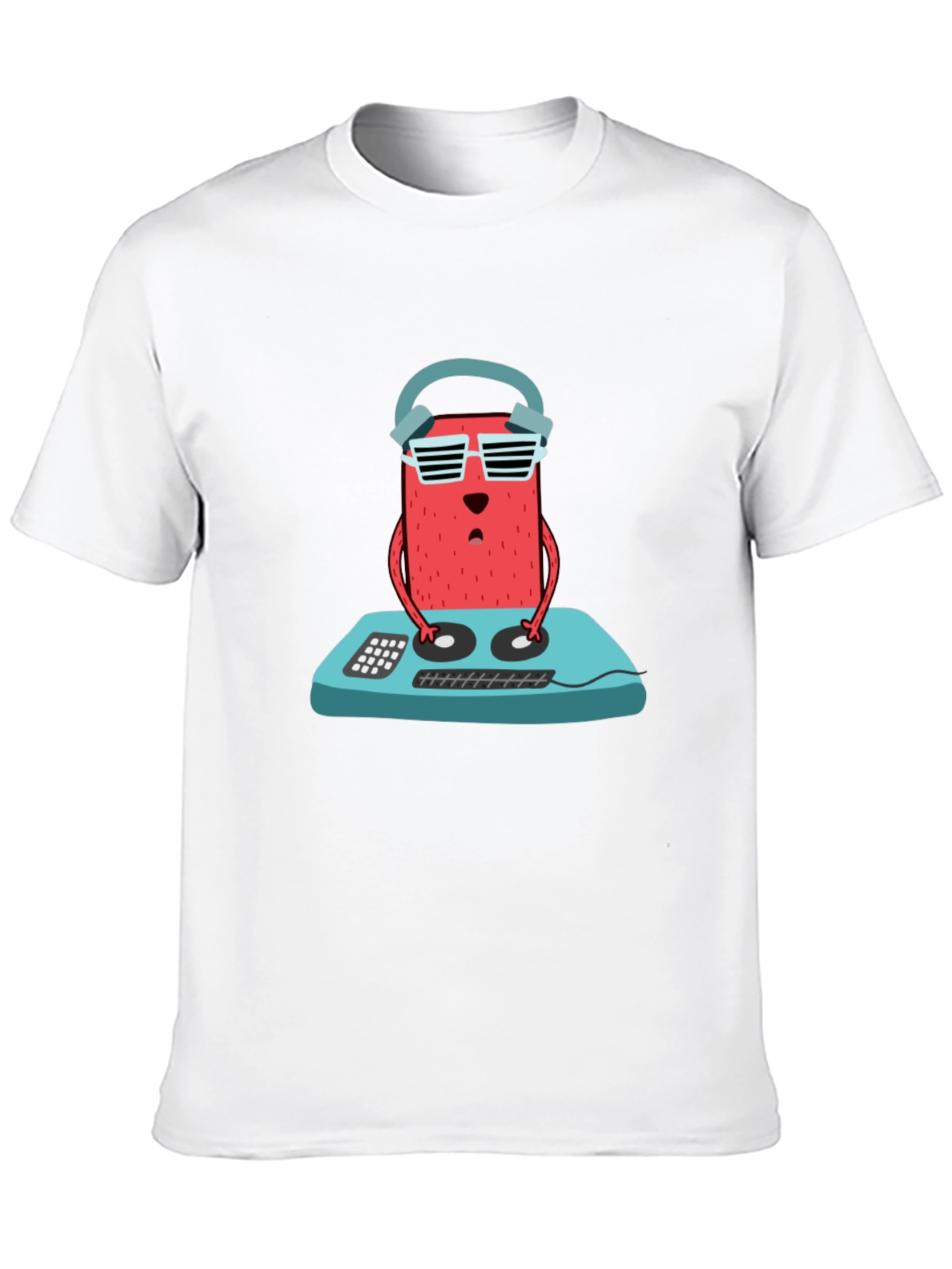 DJ Bear T-Shirt - Cool Cartoon Graphic Tee