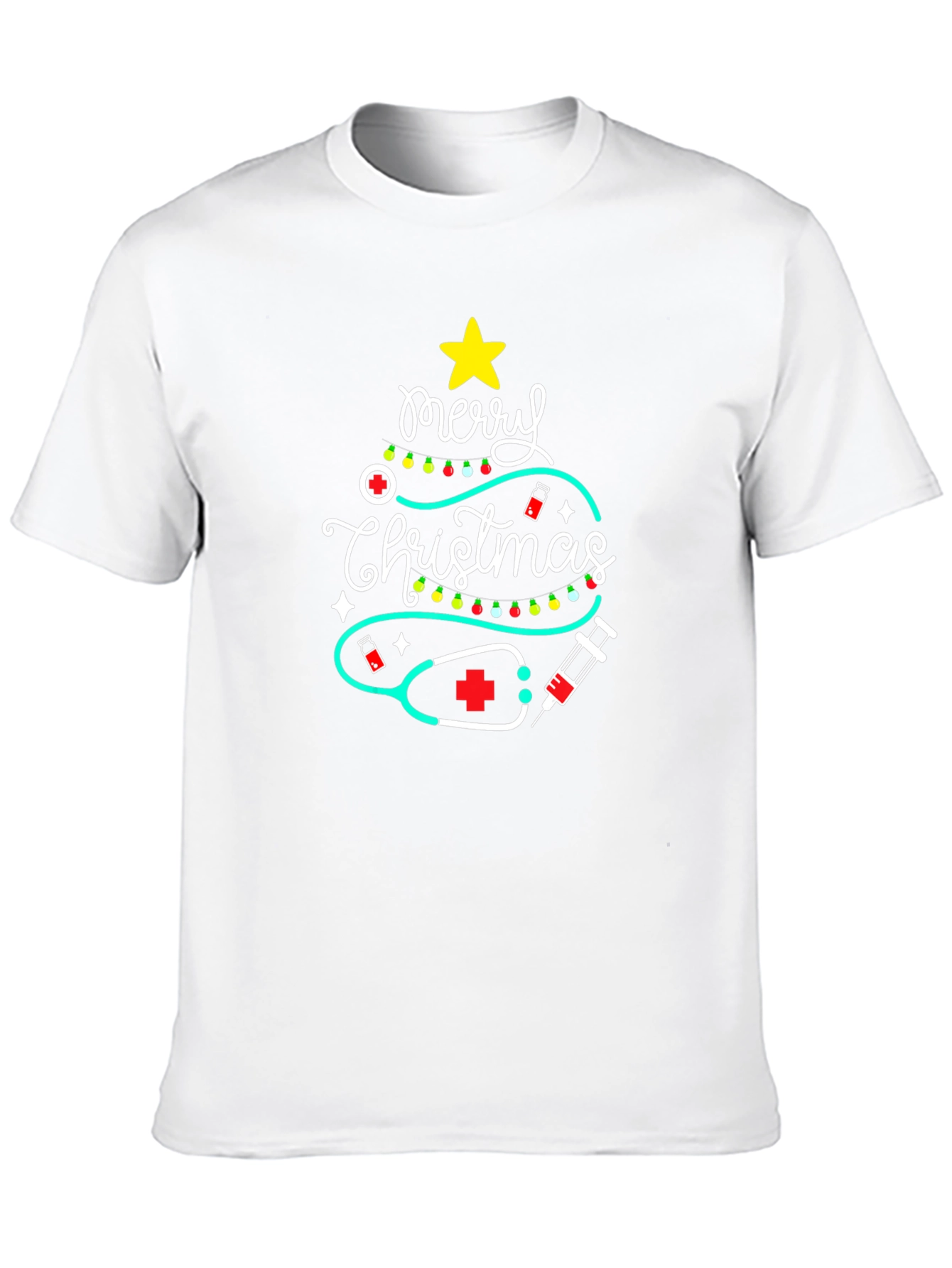 Merry Christmas Nurse T-Shirt Holiday Tee