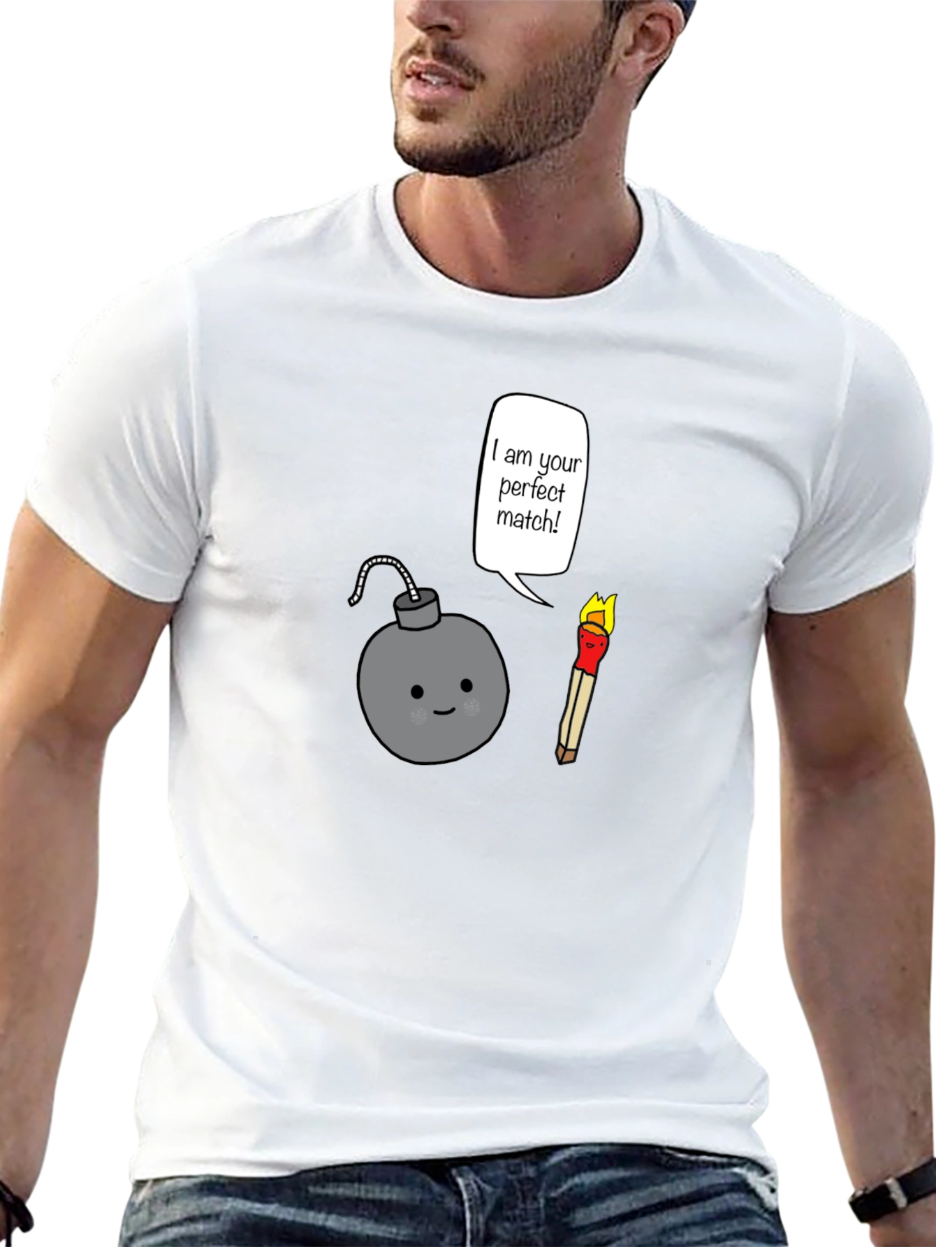 Perfect Match Funny Bomb T-Shirt