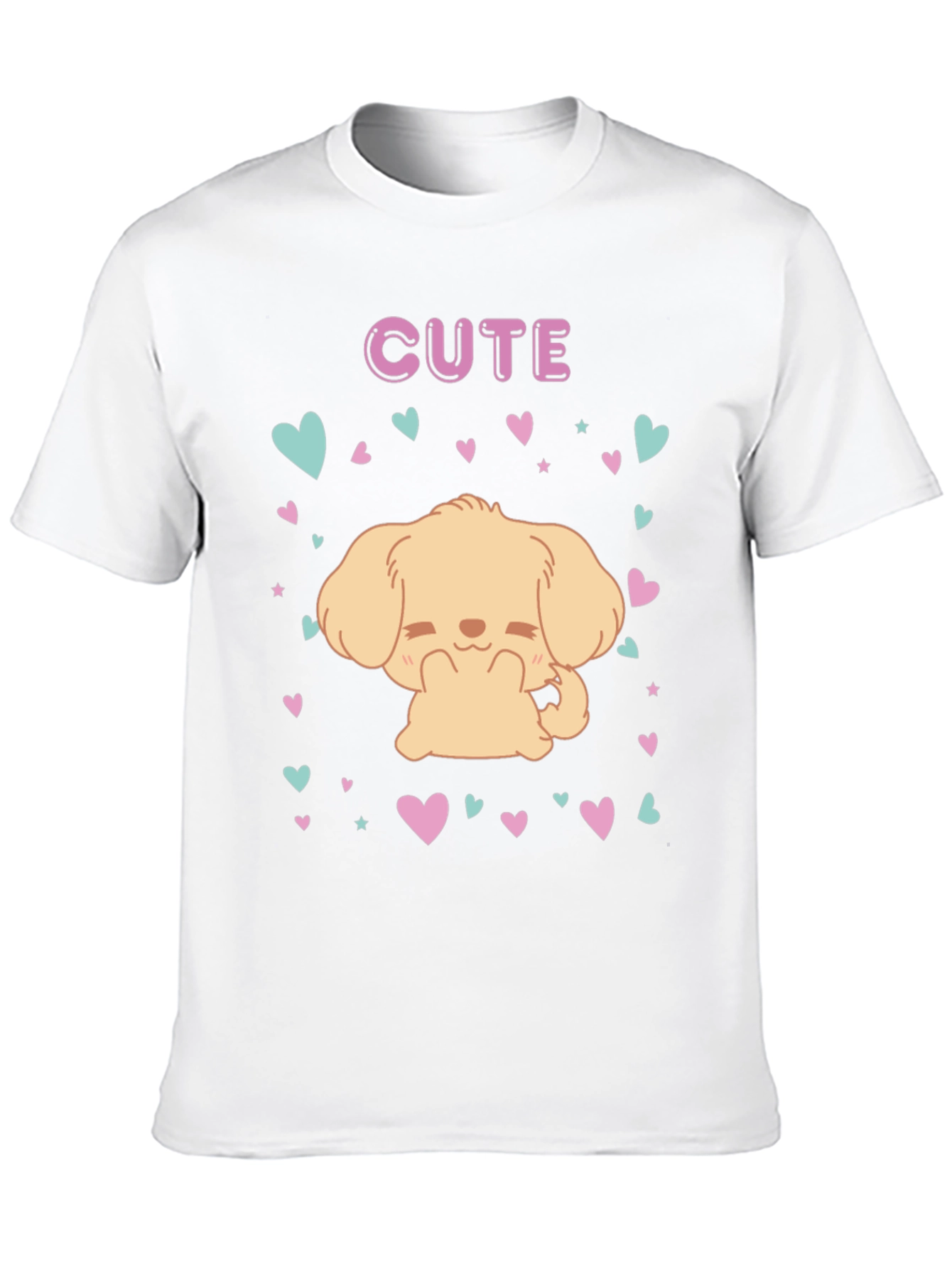 Cute Puppy Dog T-Shirt - Adorable Kawaii Style