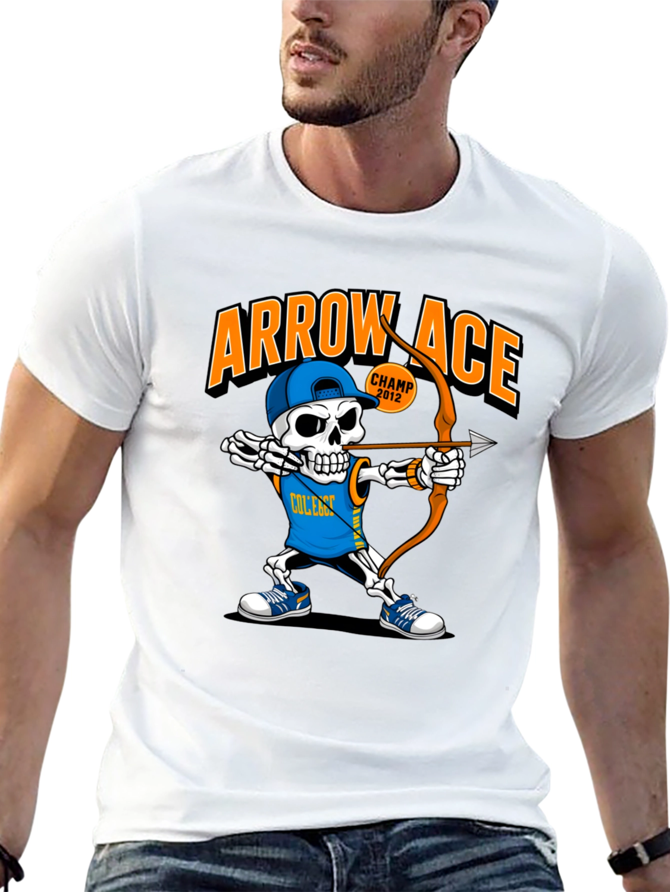Arrow Ace Skeleton Archer T-Shirt