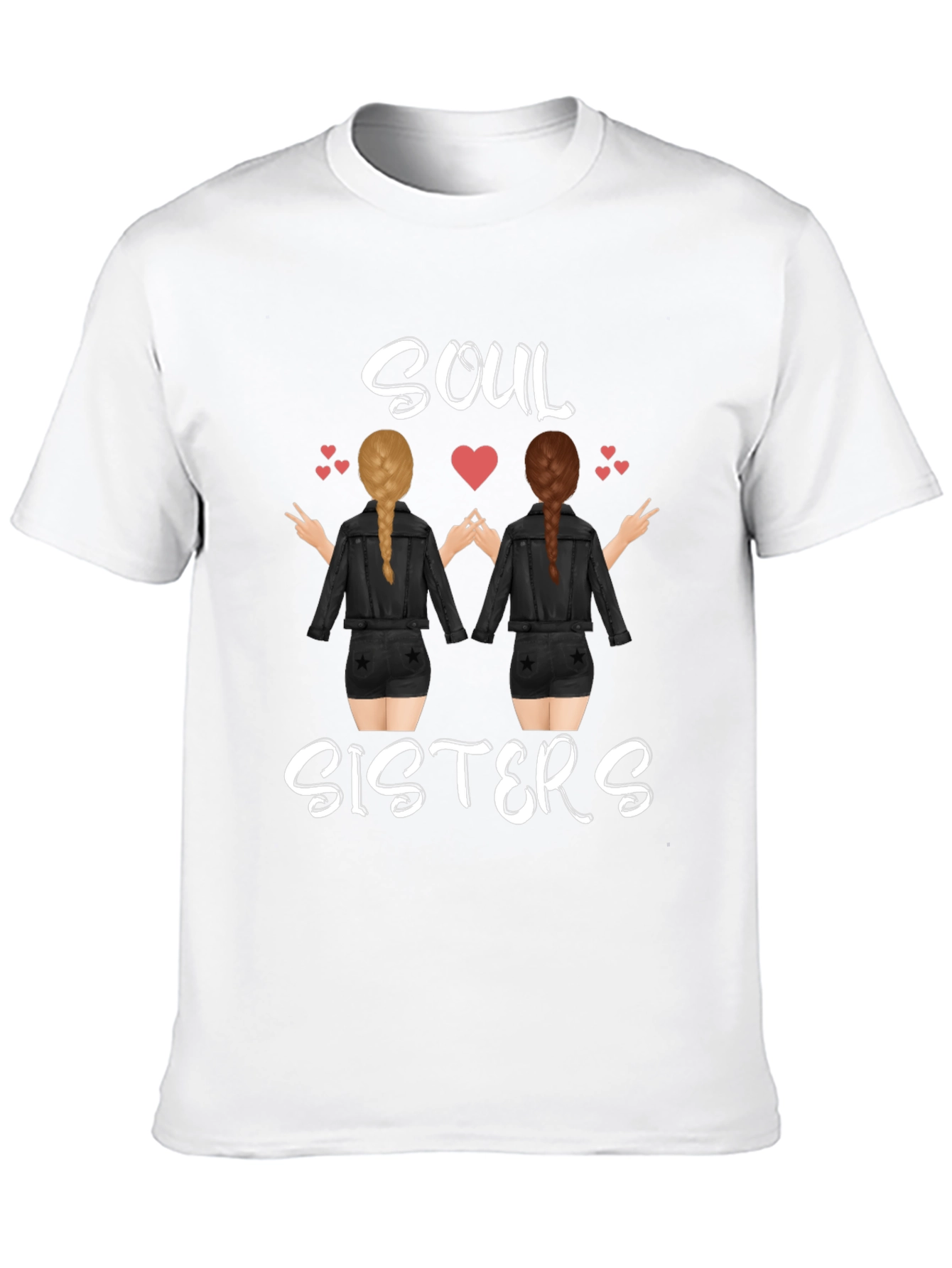 Soul Sisters Graphic Tee - Trendy Friendship T-Shirt