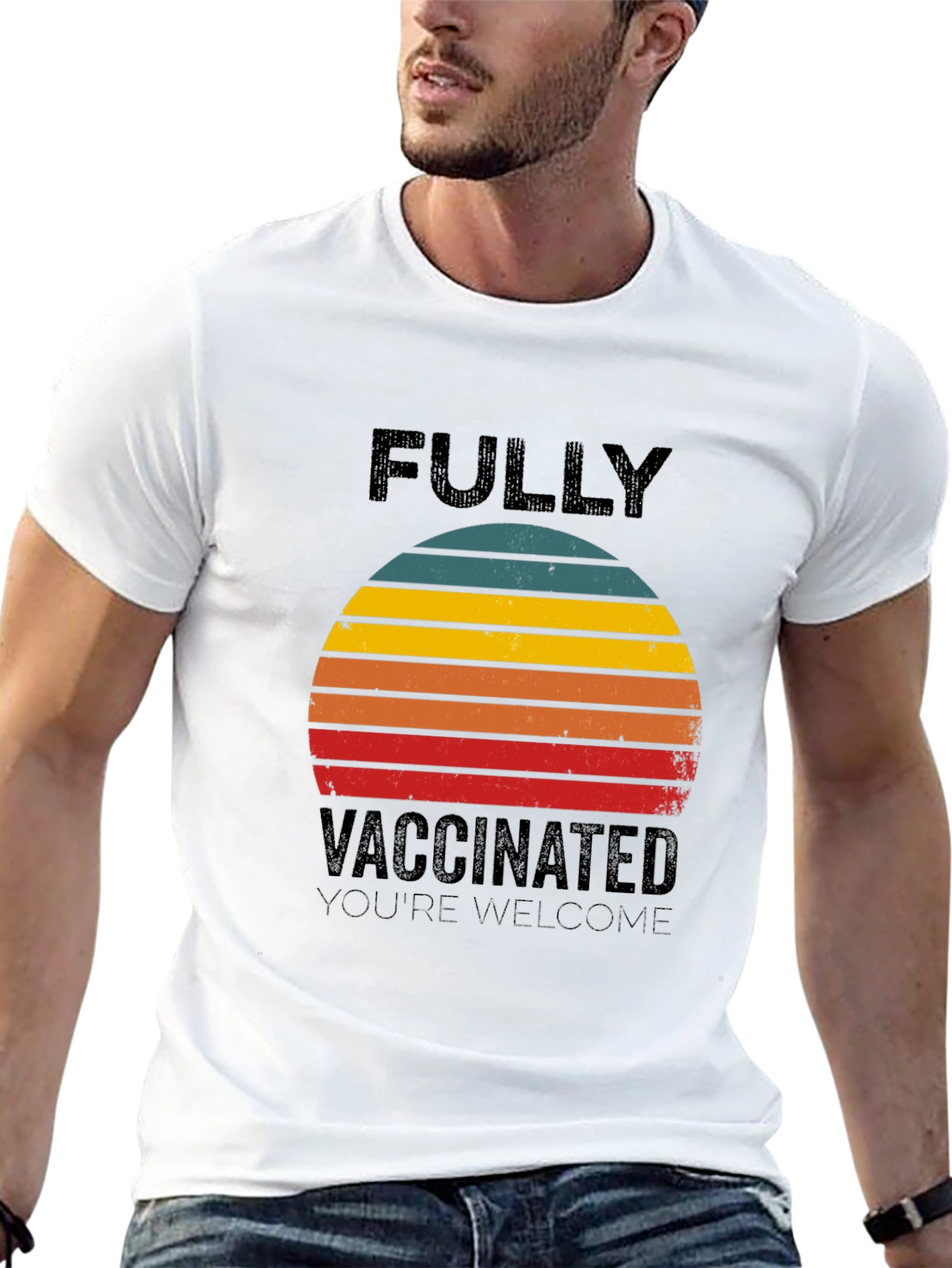 Fully Vaccinated Retro T-Shirt