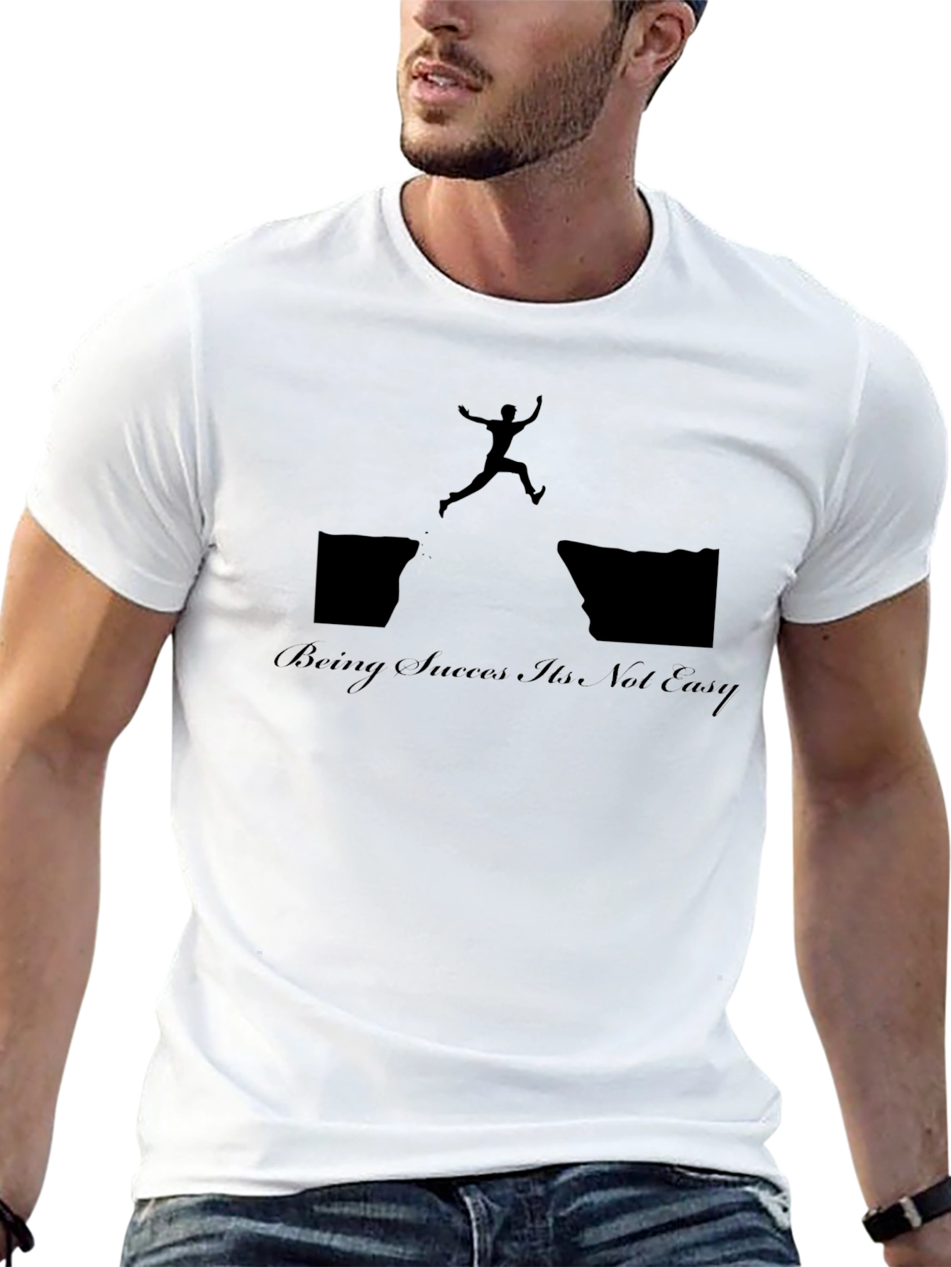 Motivational Graphic Tee - Being Success Its Not Easy