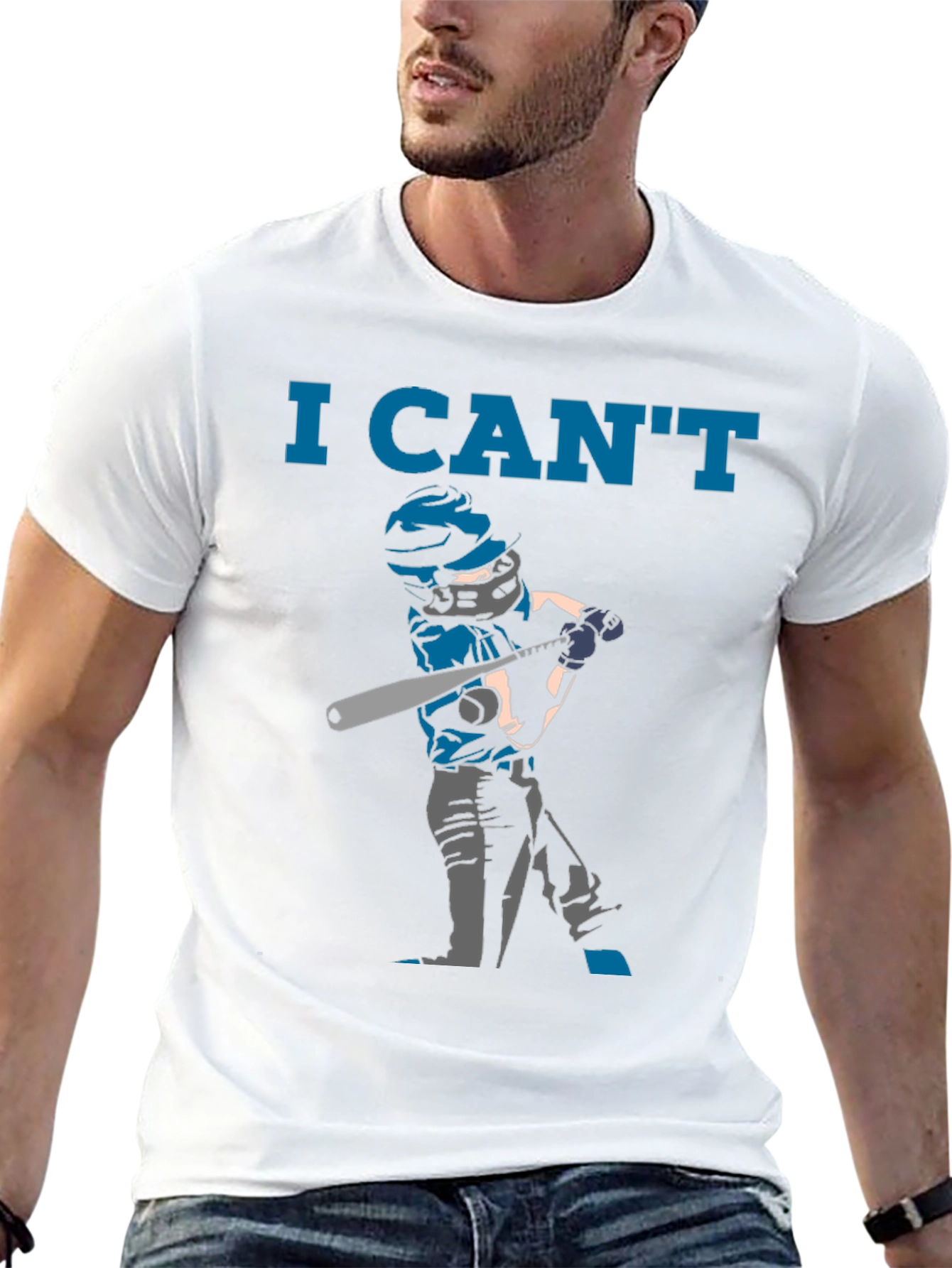 I Cant Baseball T-Shirt