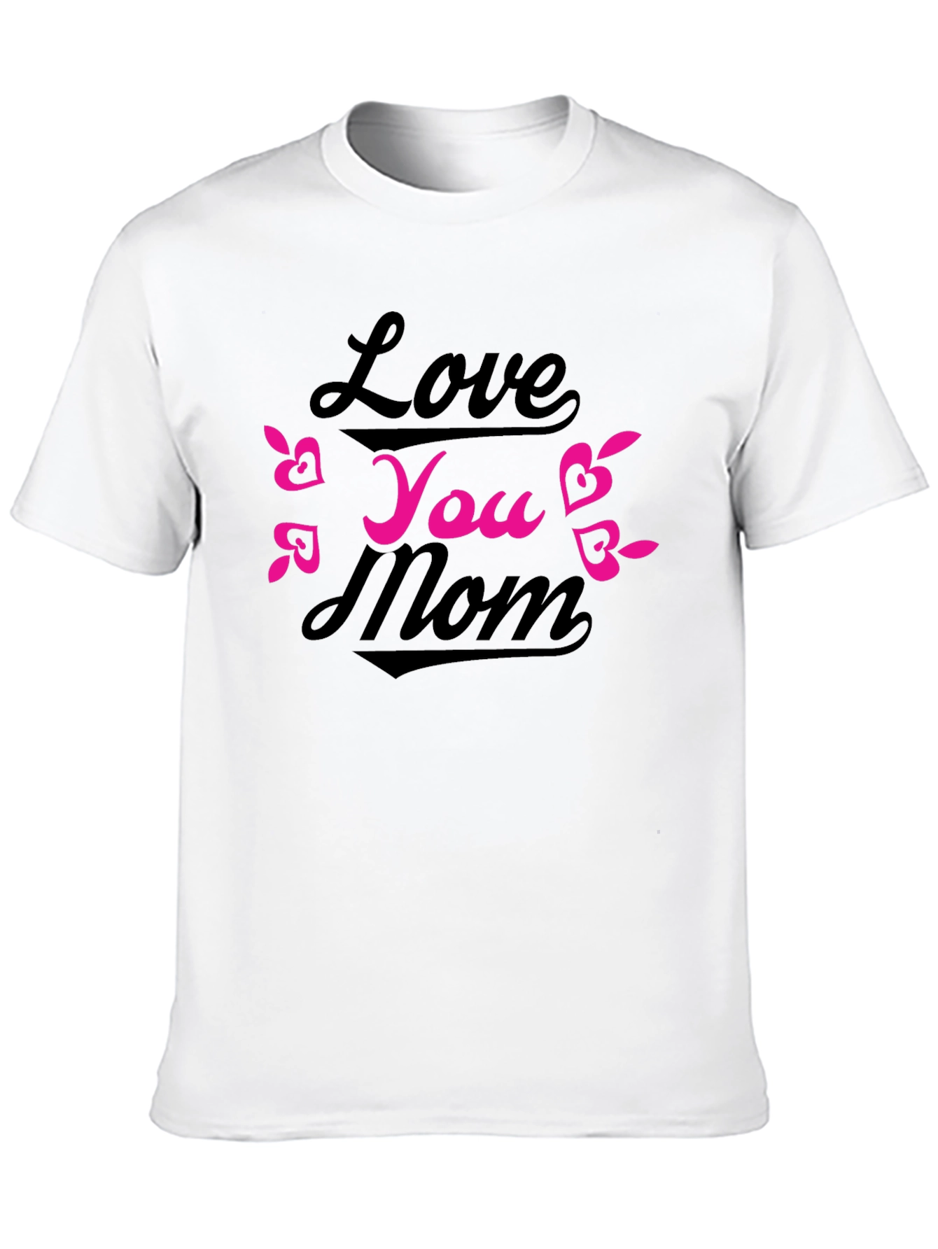Love You Mom Black T-Shirt