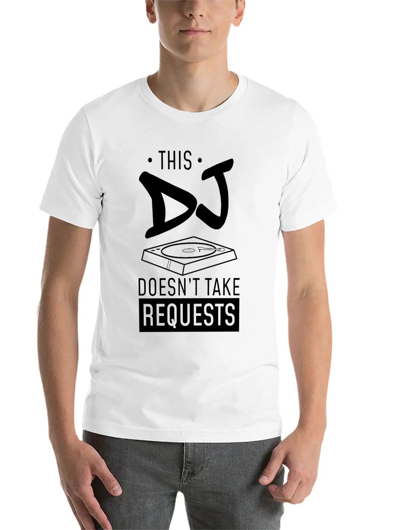 DJ Unisex Casual T-Shirt – Clean Design For Daily Comfort