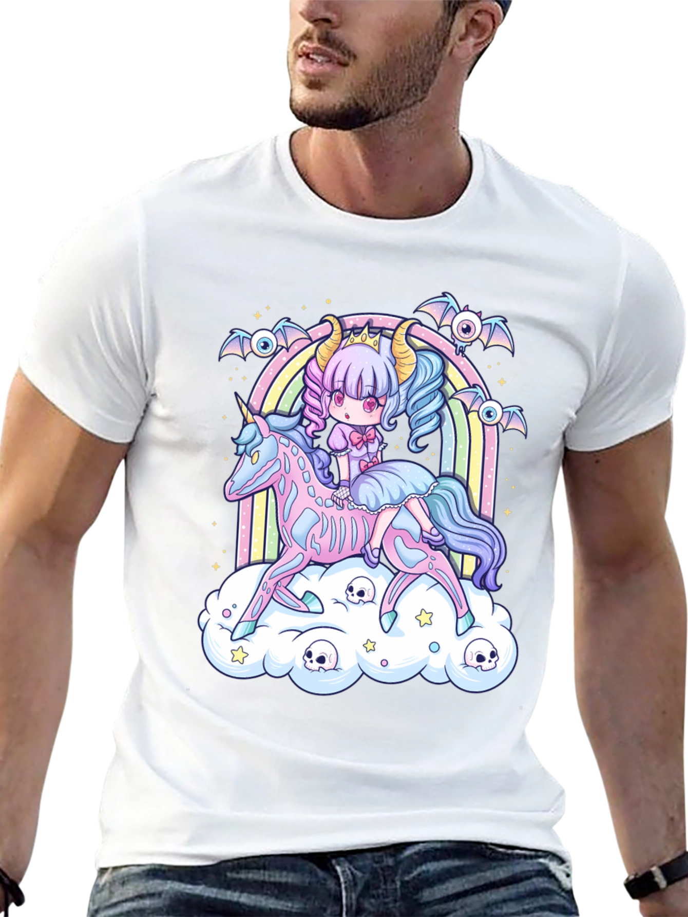Gothic Pastel Kawaii Unicorn T-Shirt