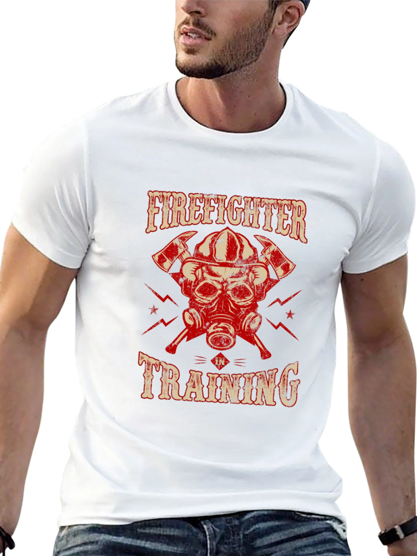 Firefighter in Training Graphic T-Shirt