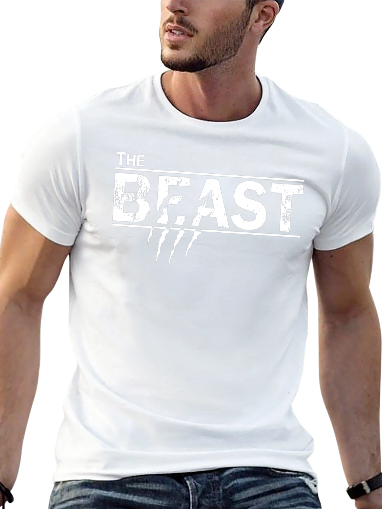 The Beast Graphic T-Shirt - Black Cotton Tee