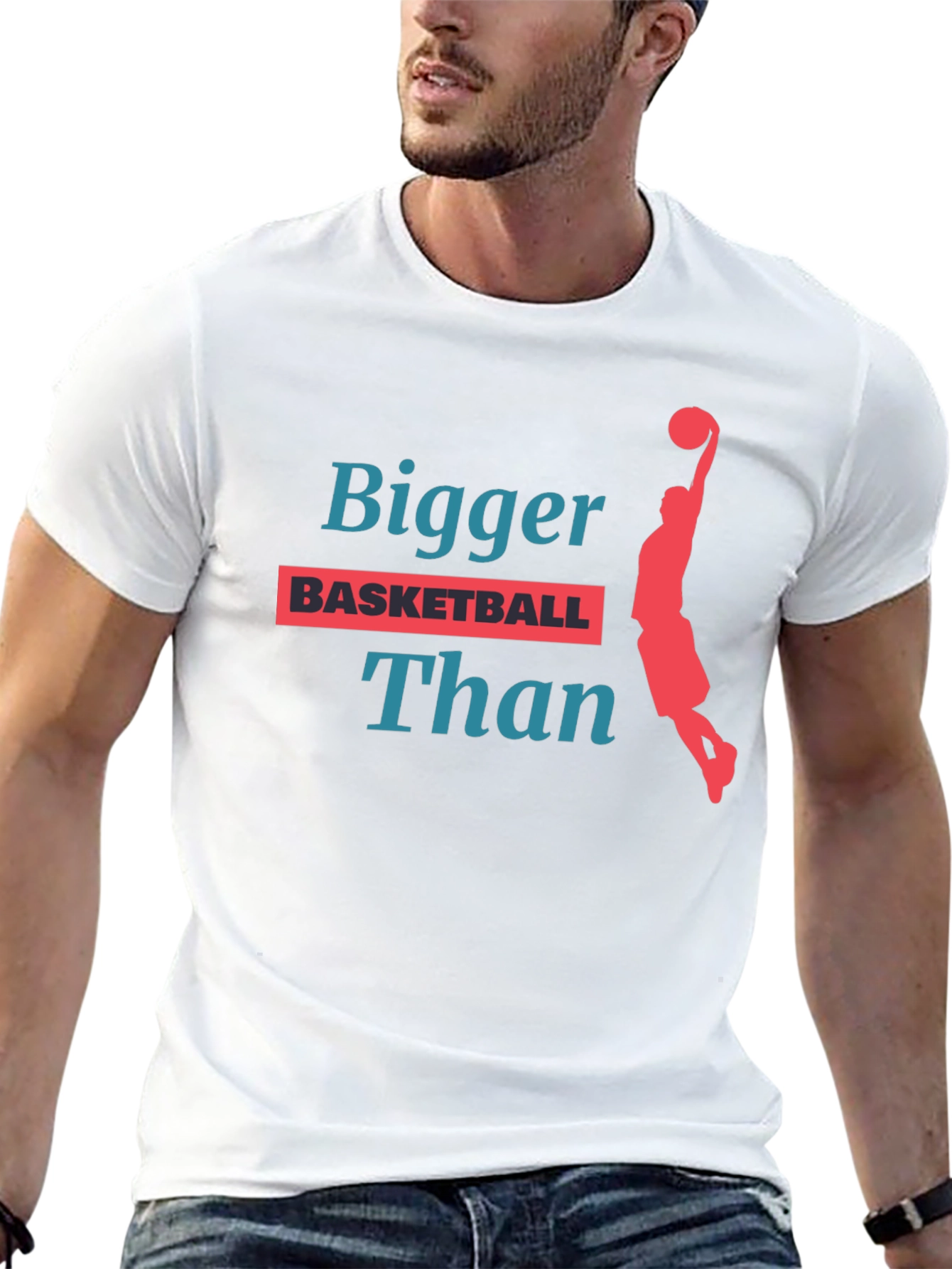 Bigger Than Basketball Graphic T-Shirt