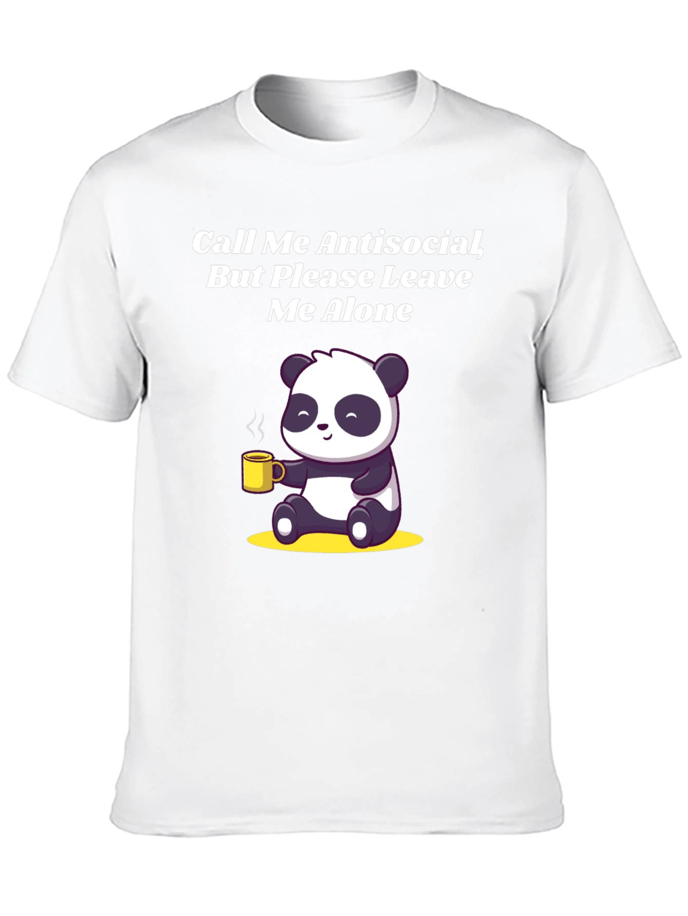 Antisocial Panda Graphic Tee - Soft Cotton Blend