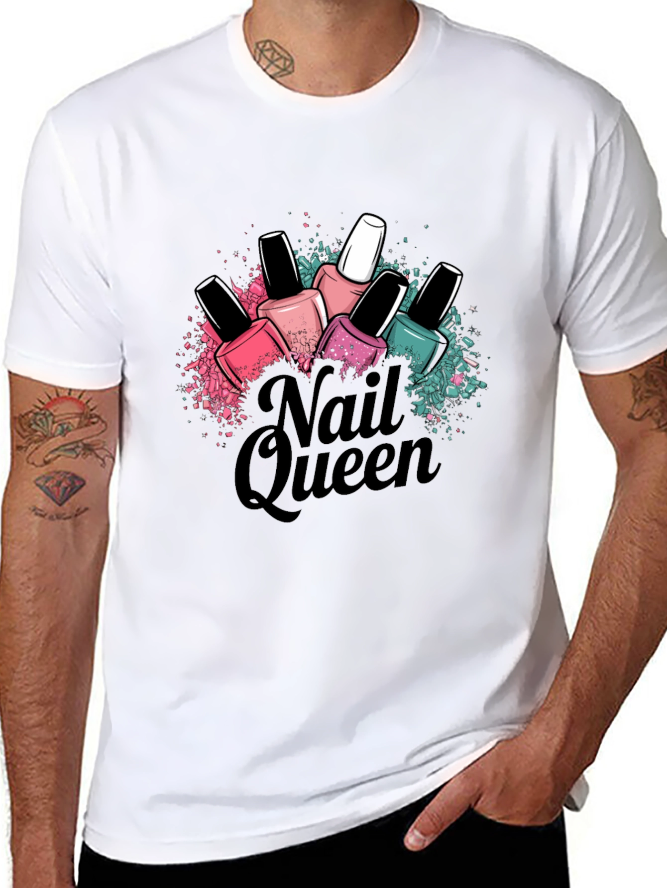 Nail Queen T-Shirt - Manicure Lover Fashion Tee