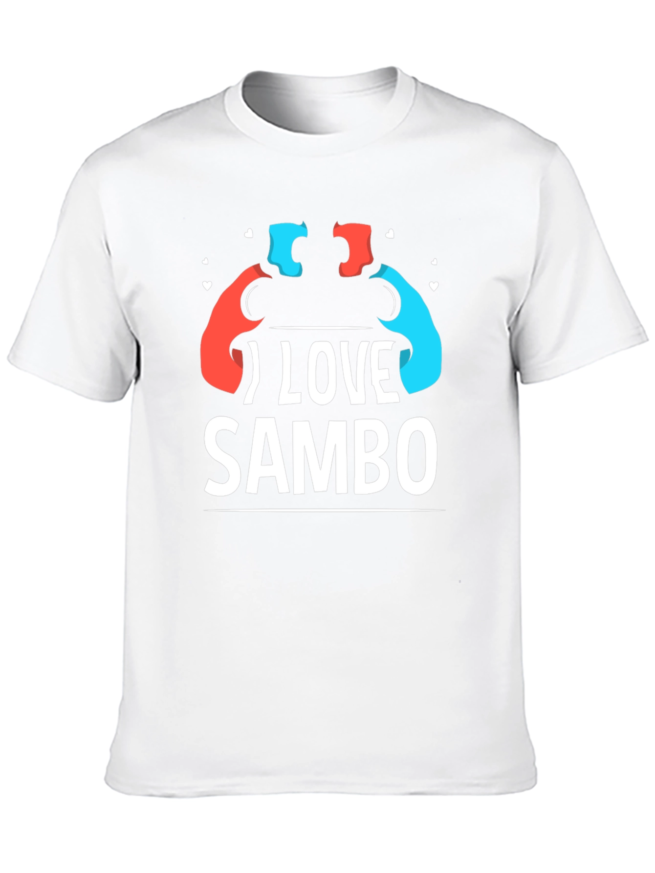 I Love Sambo T-Shirt - Wrestling Sport Tee