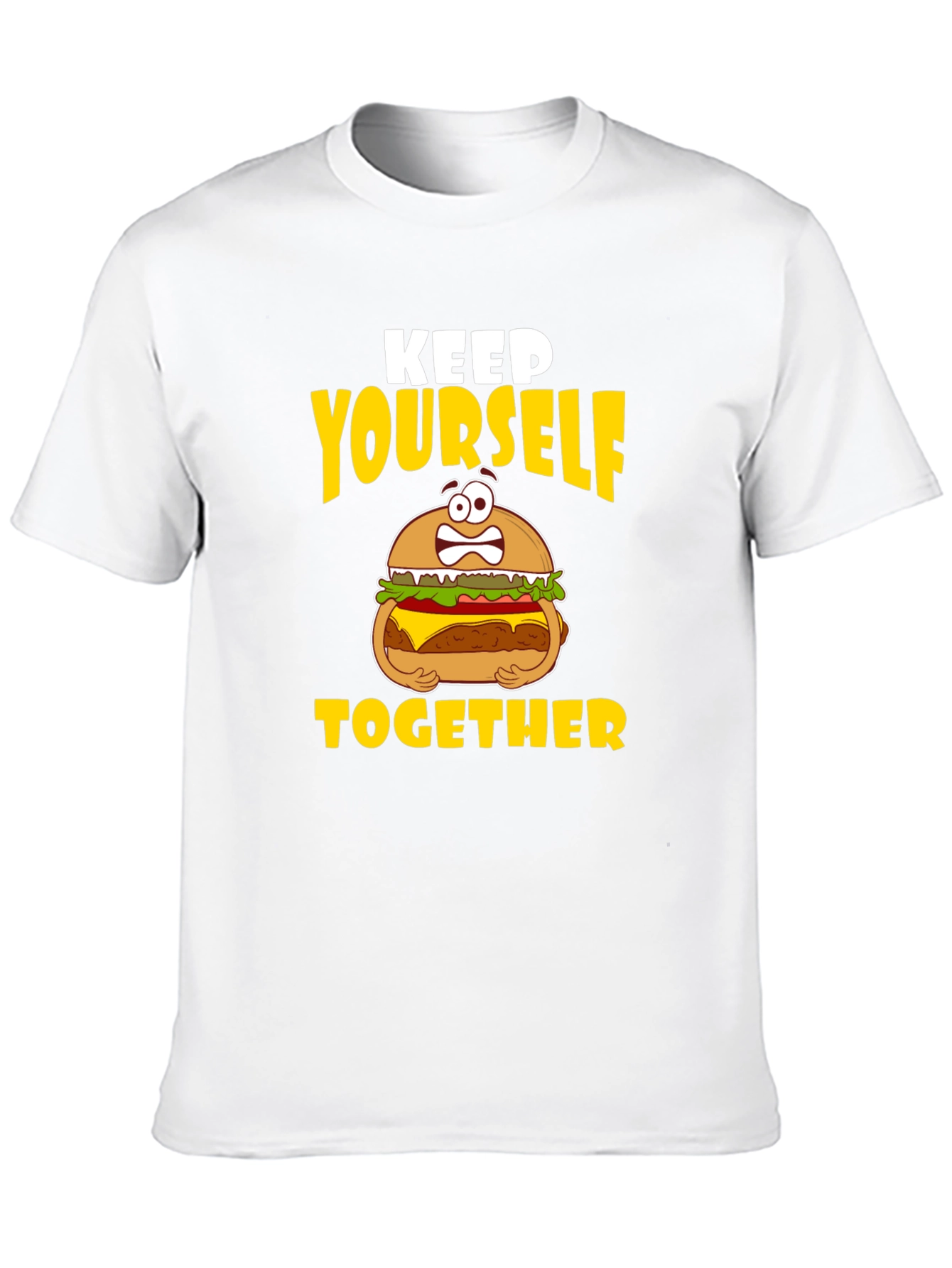 Keep Yourself Together Funny Burger T-Shirt