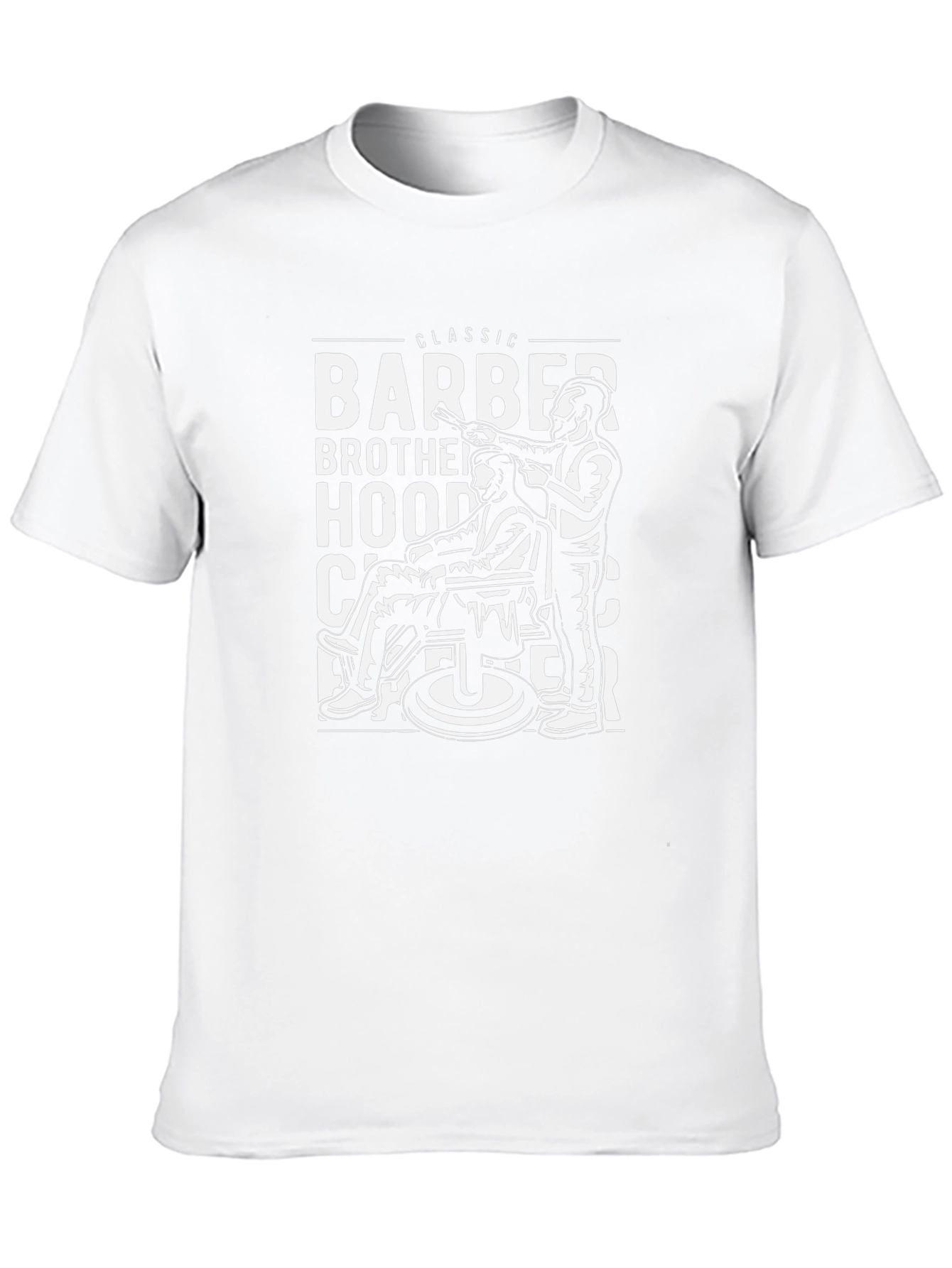 Classic Barber Brotherhood T-Shirt - Cool Graphic Tee