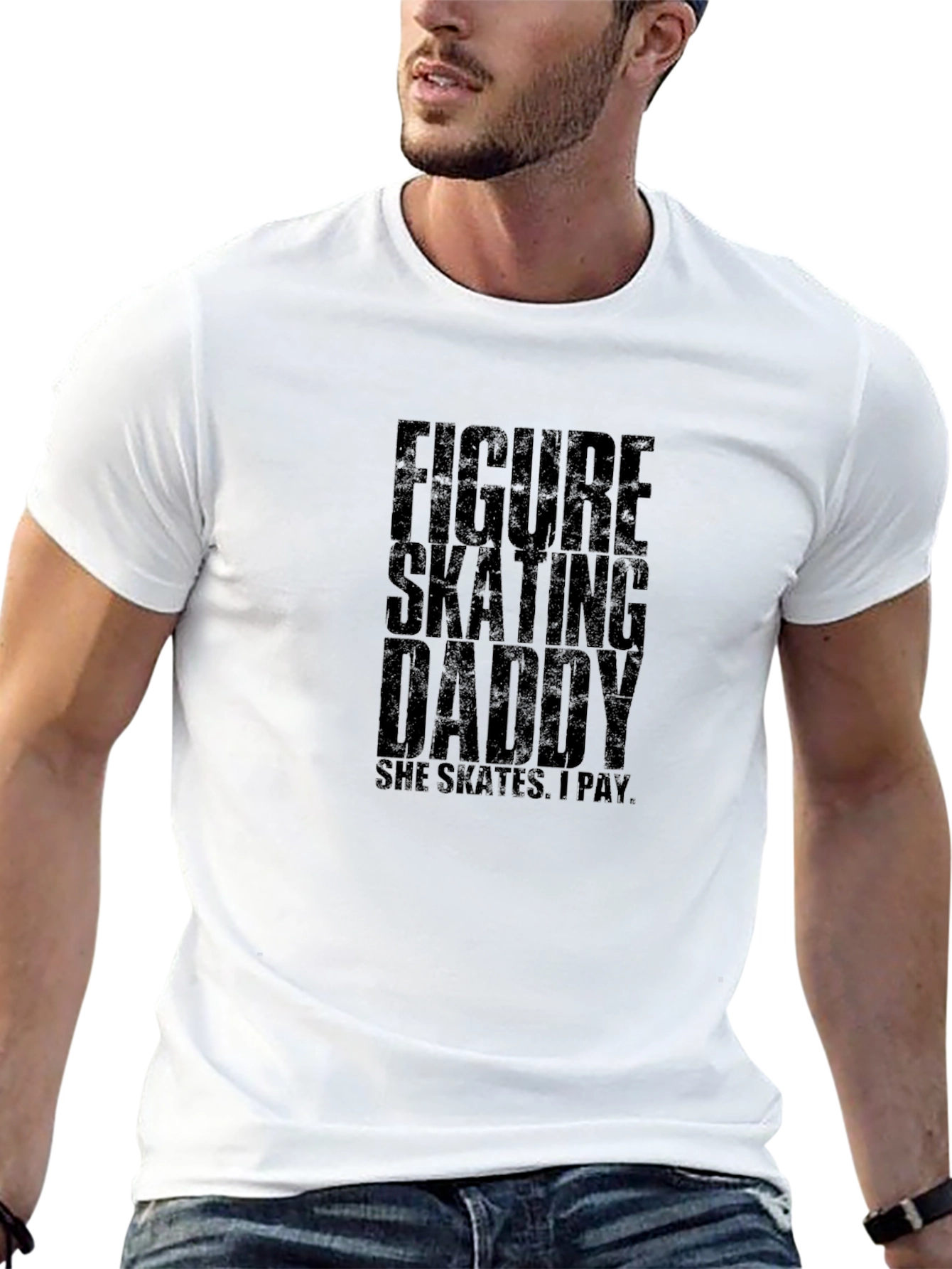 Figure Skating Daddy T-Shirt - Skates I Pay