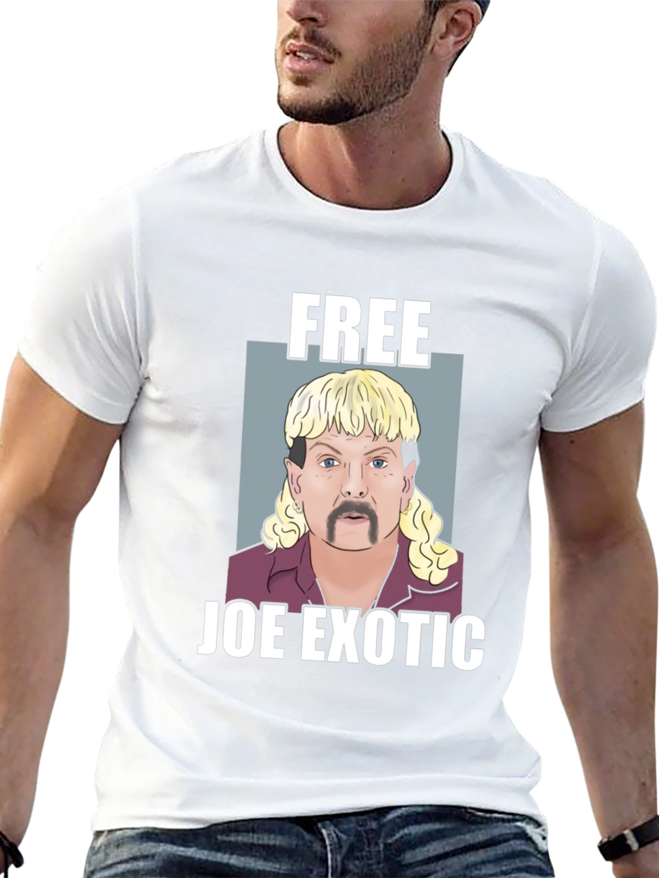 Free Joe Exotic T-Shirt - Tiger King Inspired