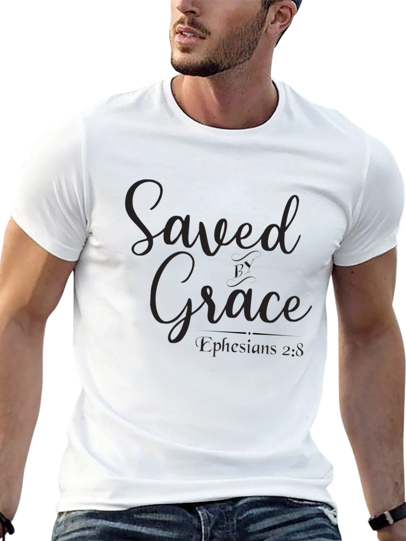 Saved By Grace T-Shirt Christian Apparel