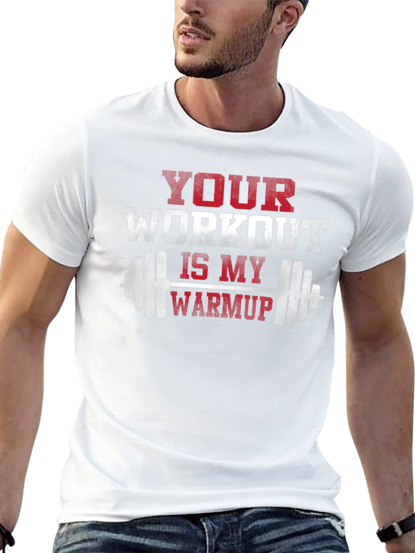 Workout Warmup Graphic Tee