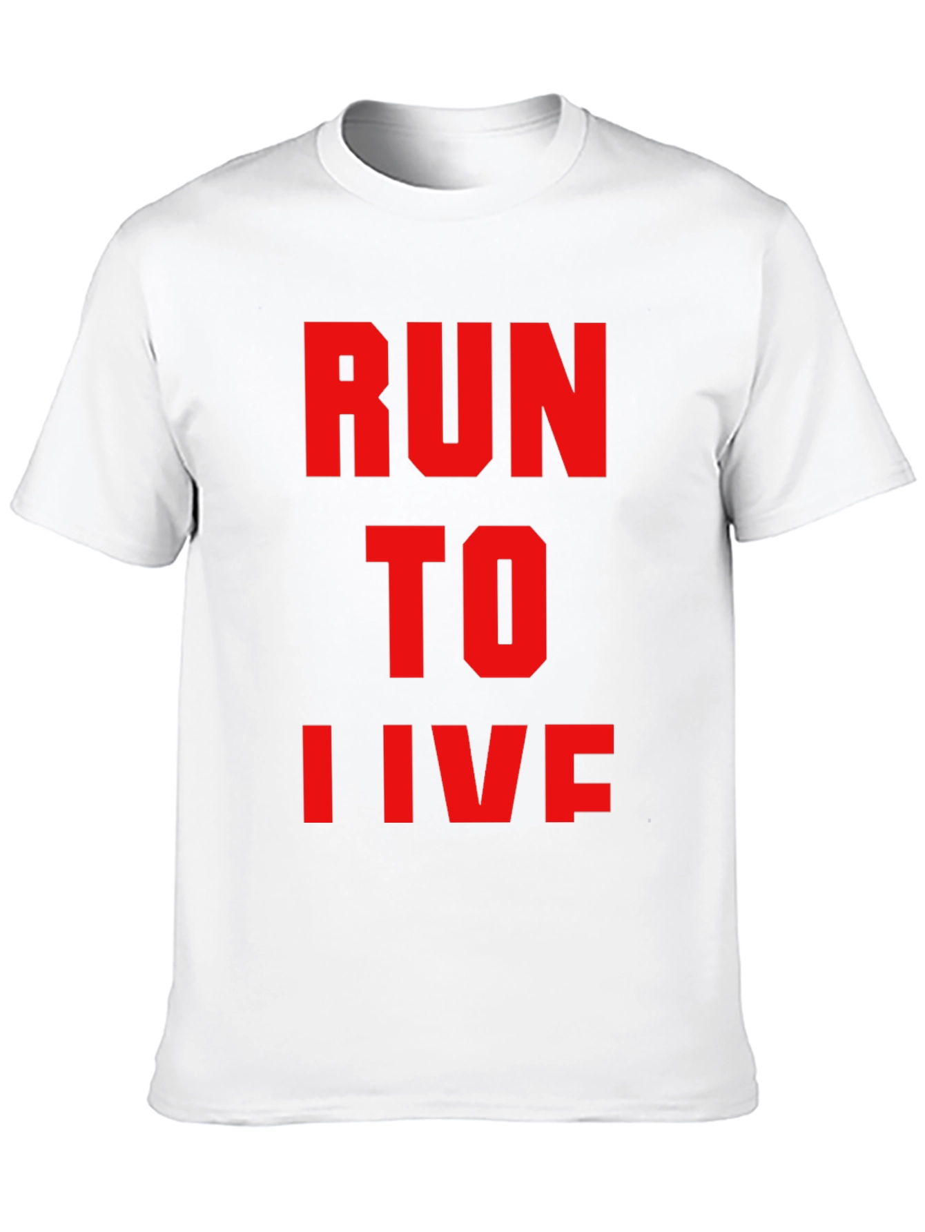 Run To Live Graphic T-Shirt - Black