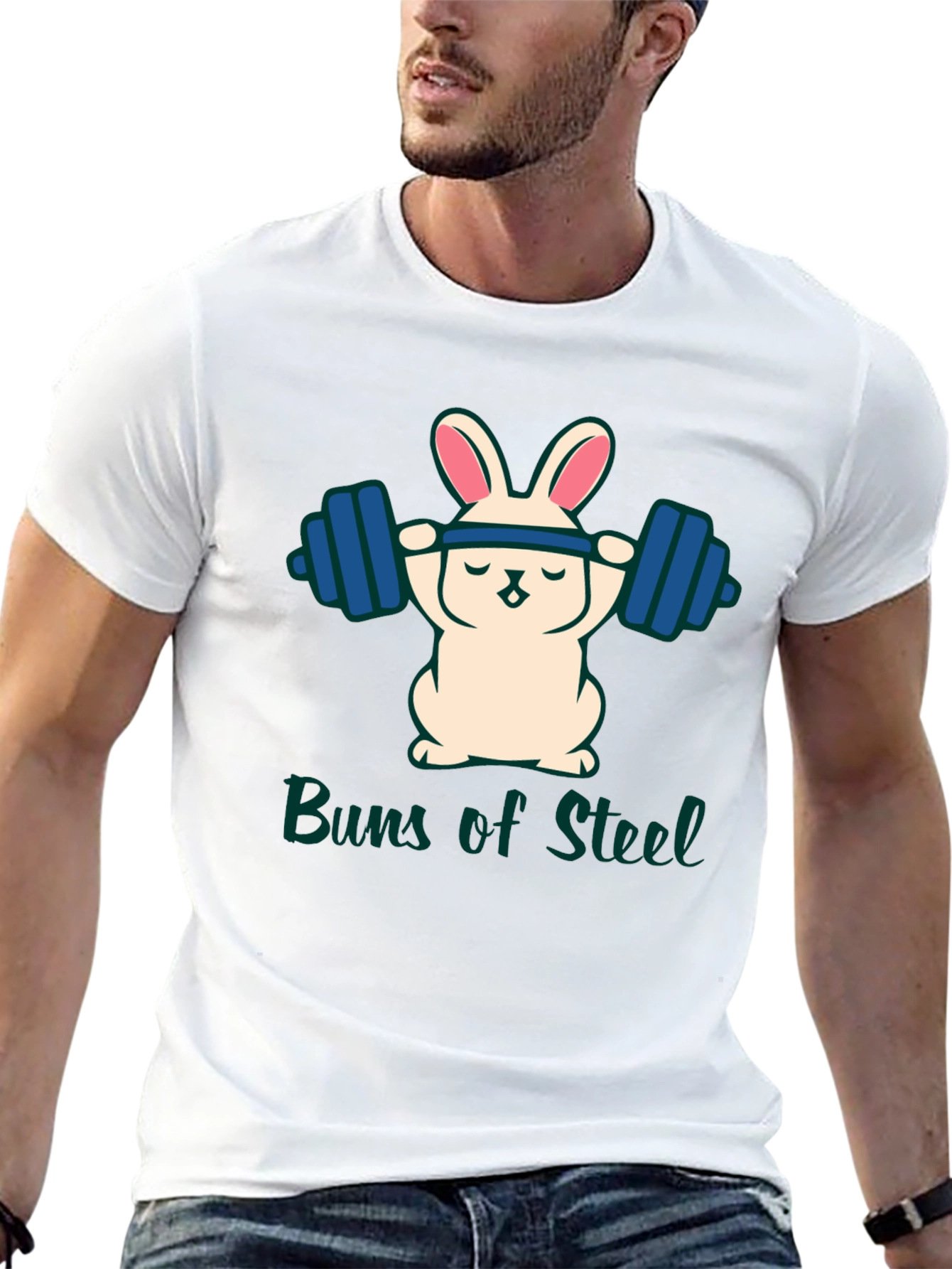 Buns of Steel Bunny T-Shirt