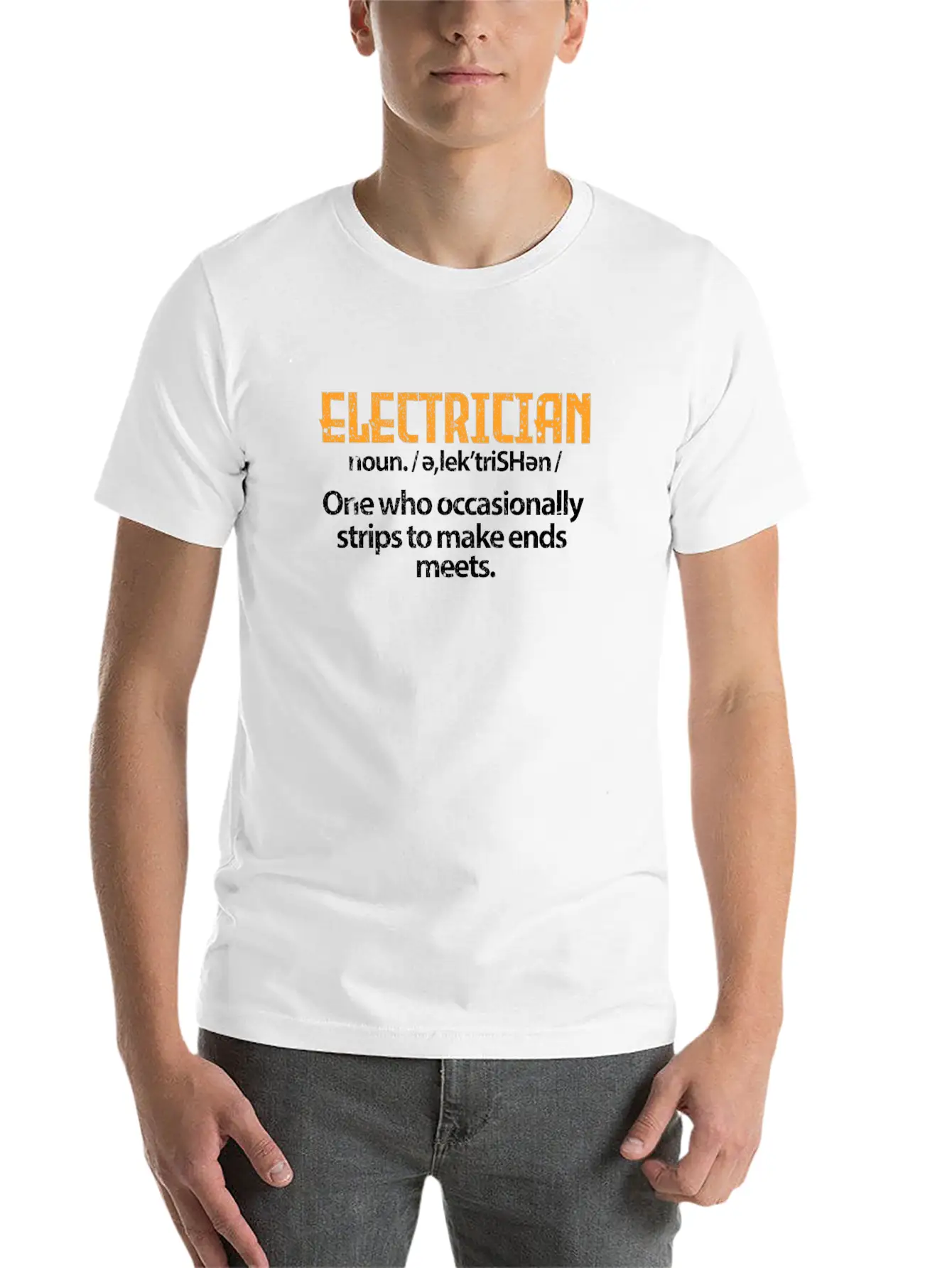 Electrician Definition Unisex Casual T-Shirt – Clean Design For Daily Comfort